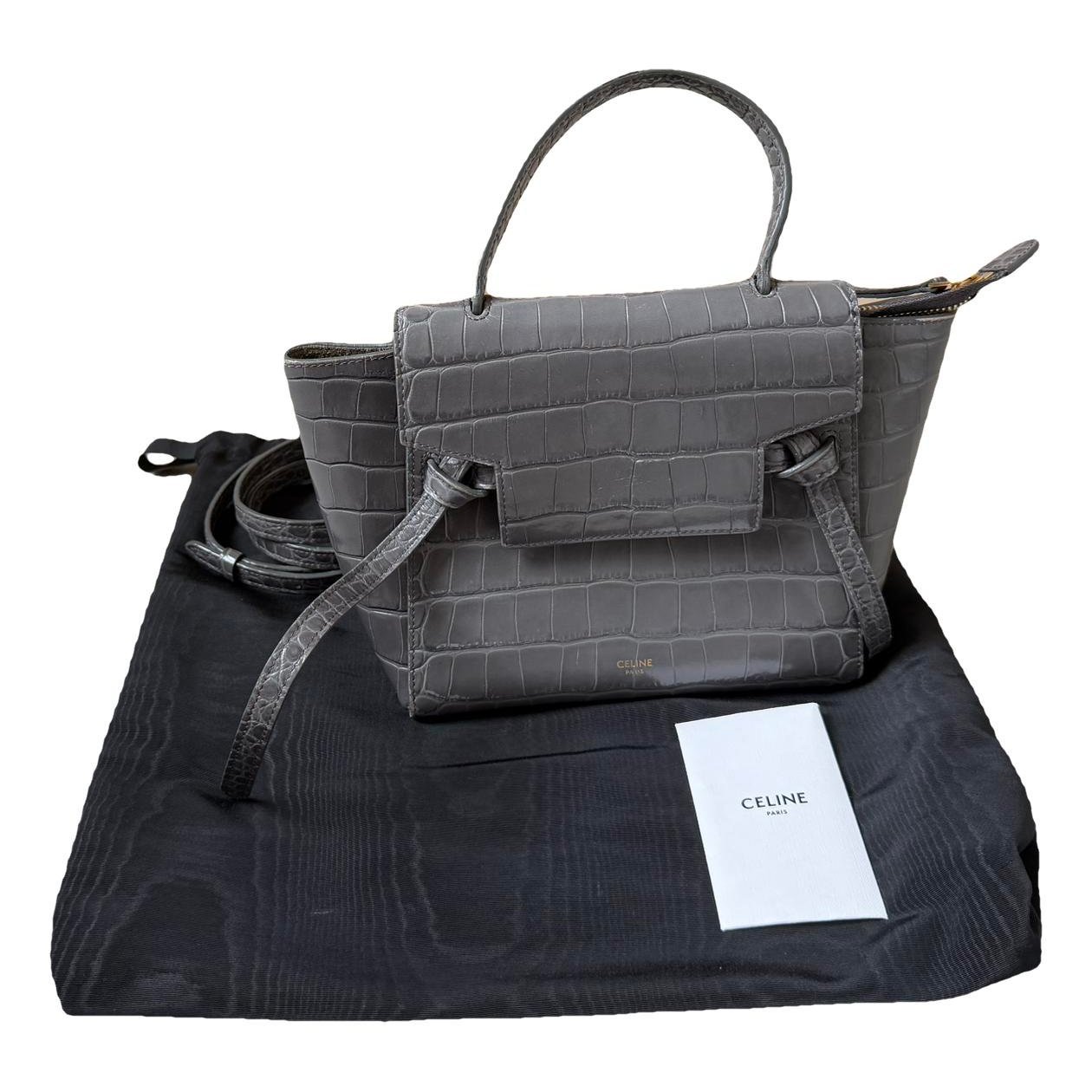 Belt leather bag
