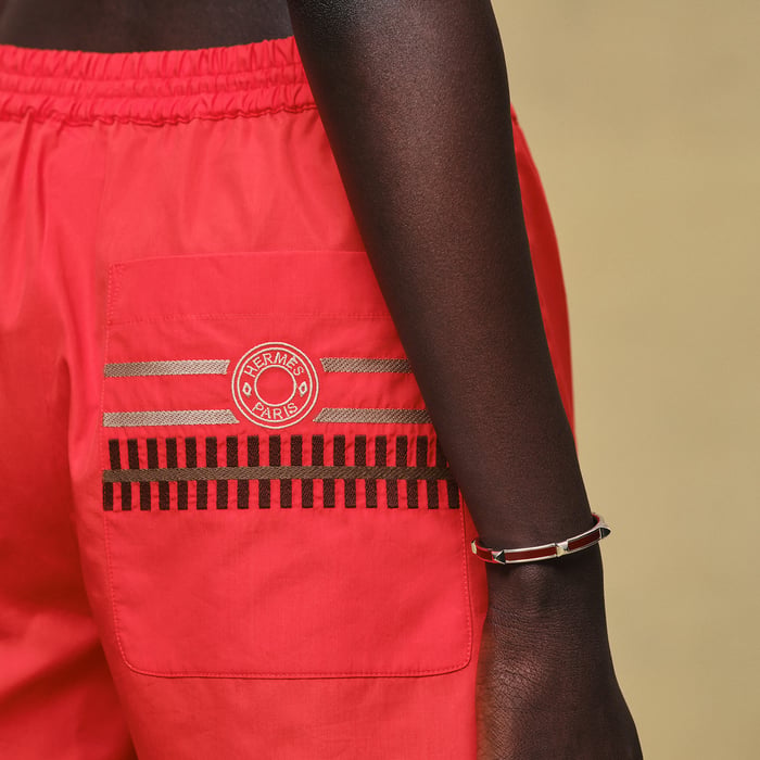 Rouge Amazone Embroidered Shorts