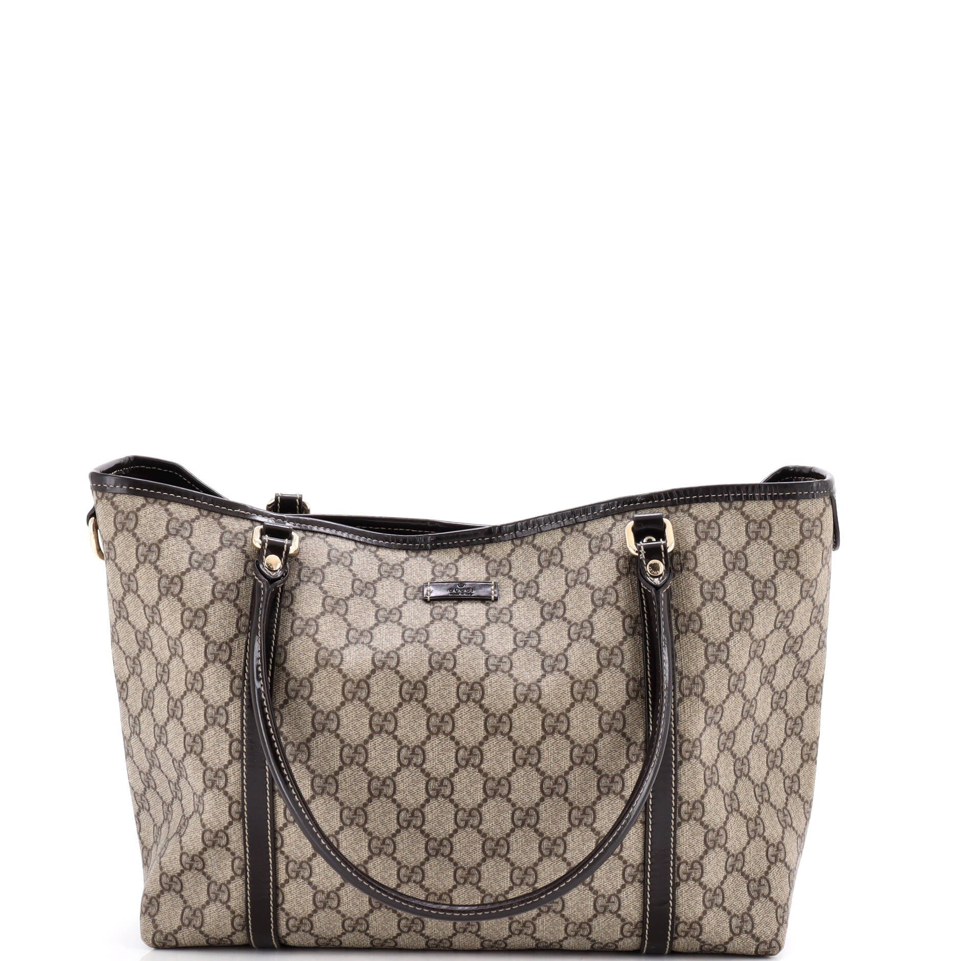 Joy Tote GG Coated Canvas with Leather Medium