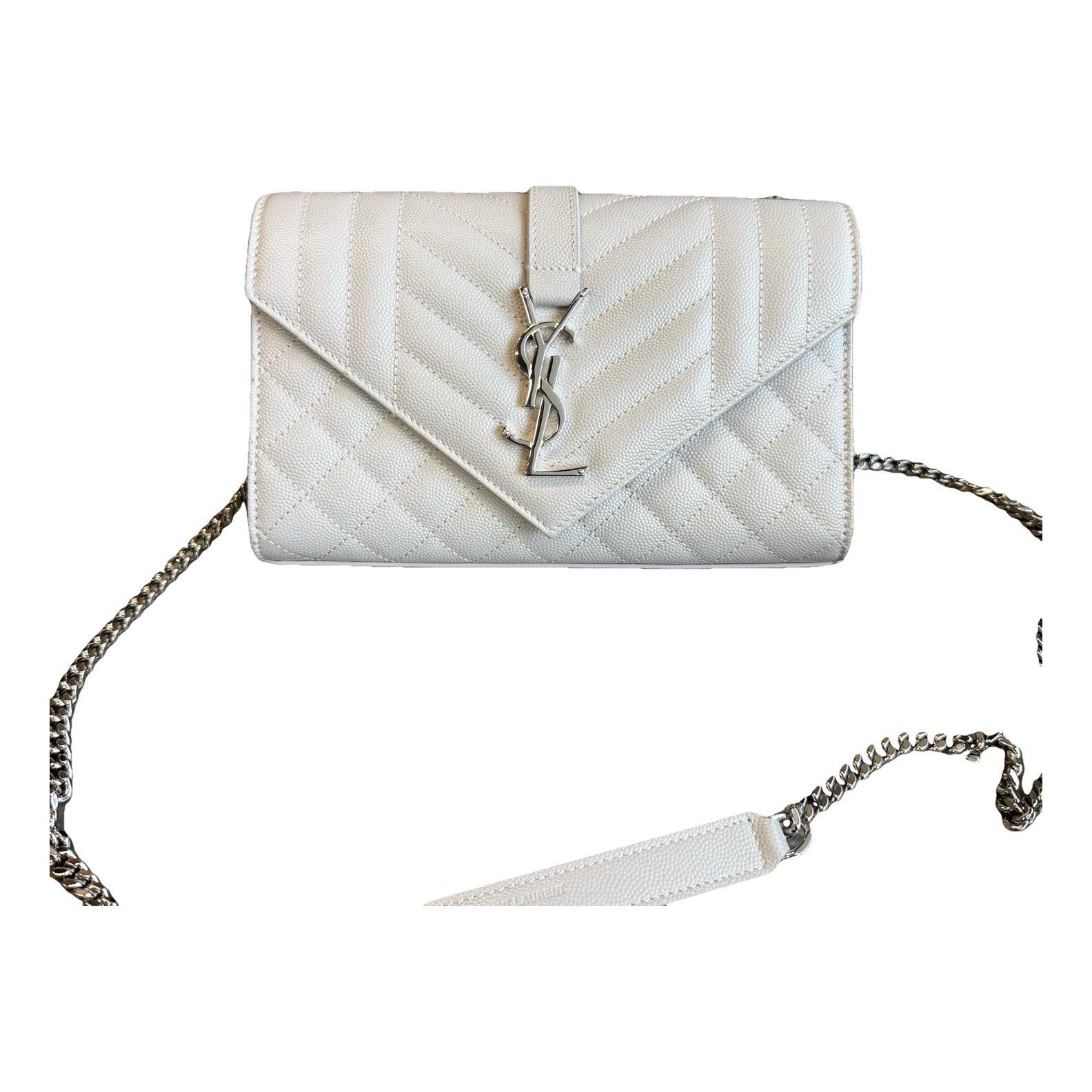 Envelope leather crossbody bag