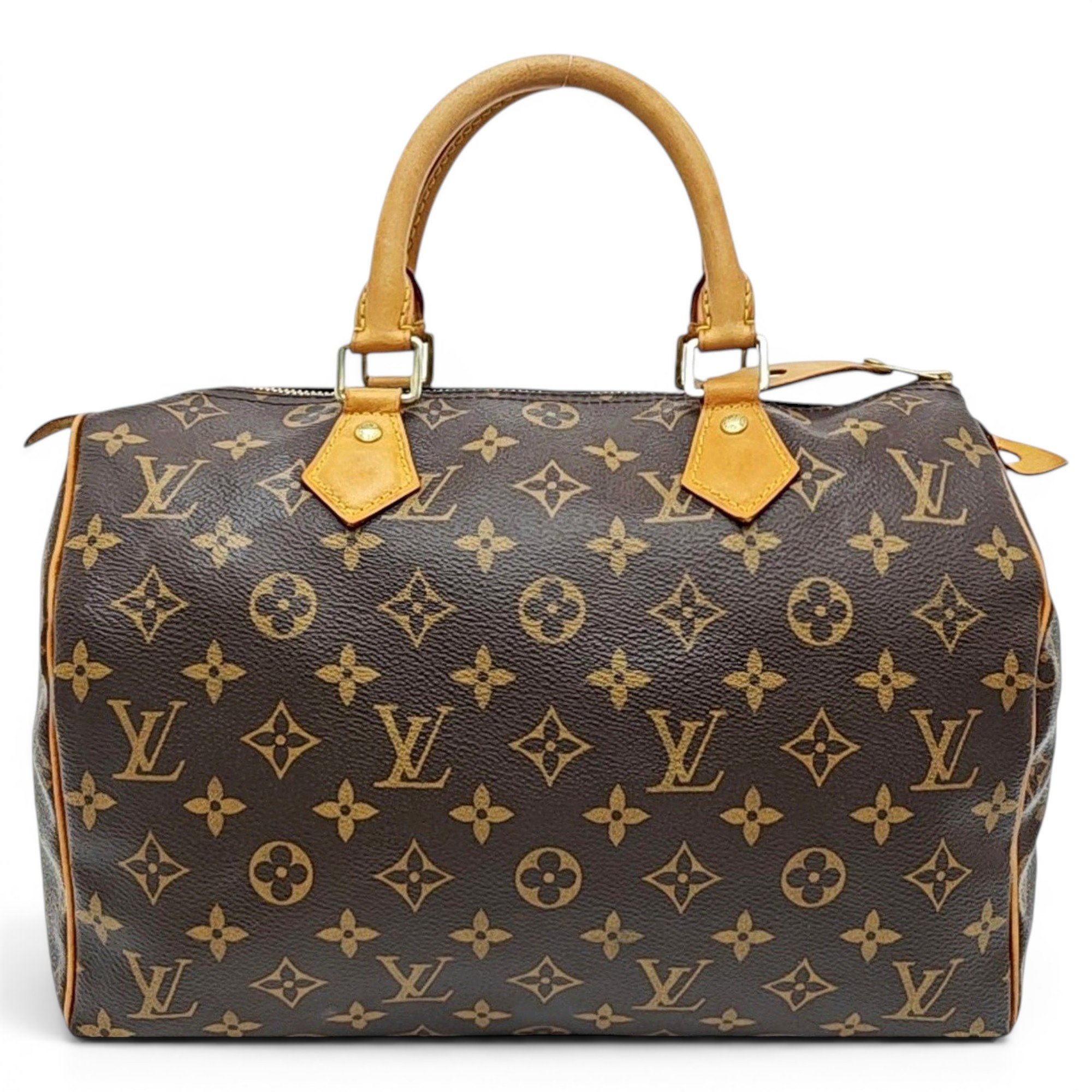 Nano Speedy / Mini HL leather handbag