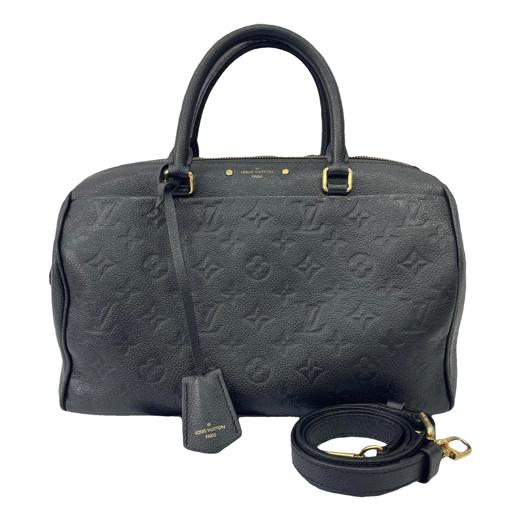 Speedy leather handbag