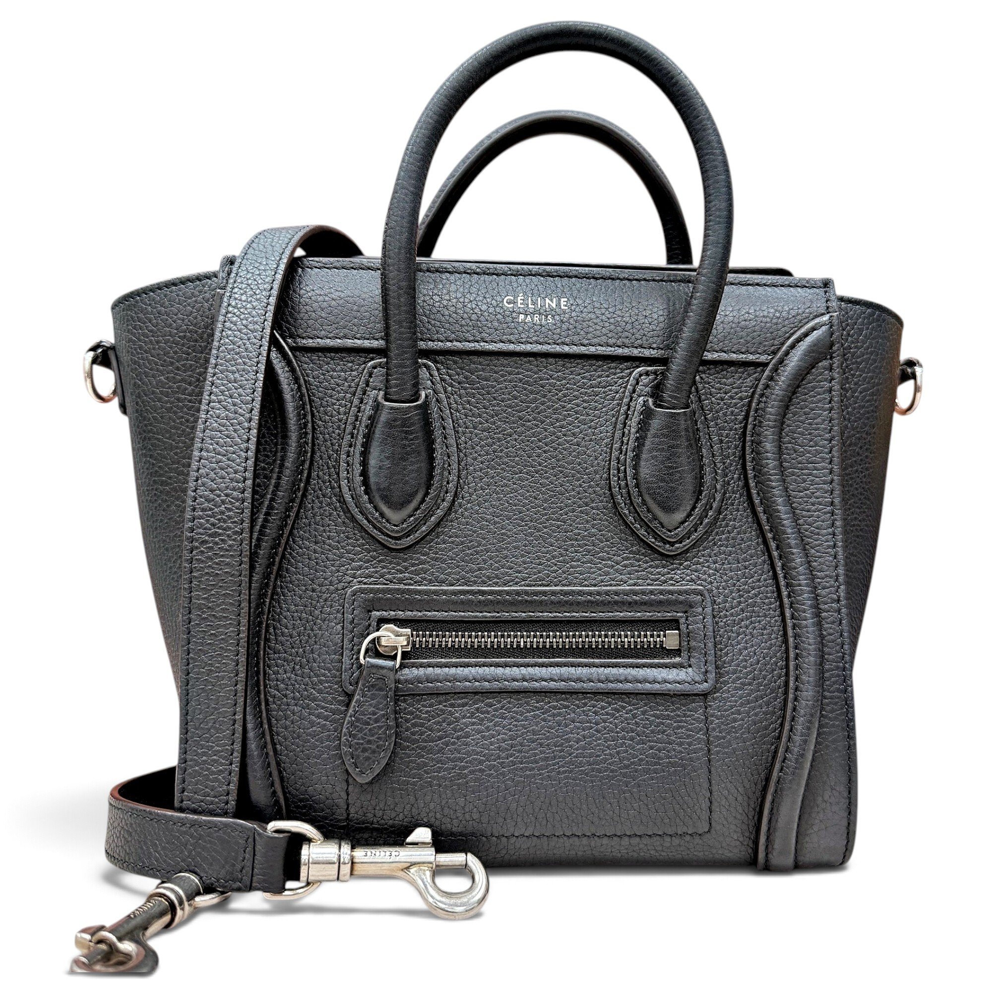 Nano Luggage leather handbag