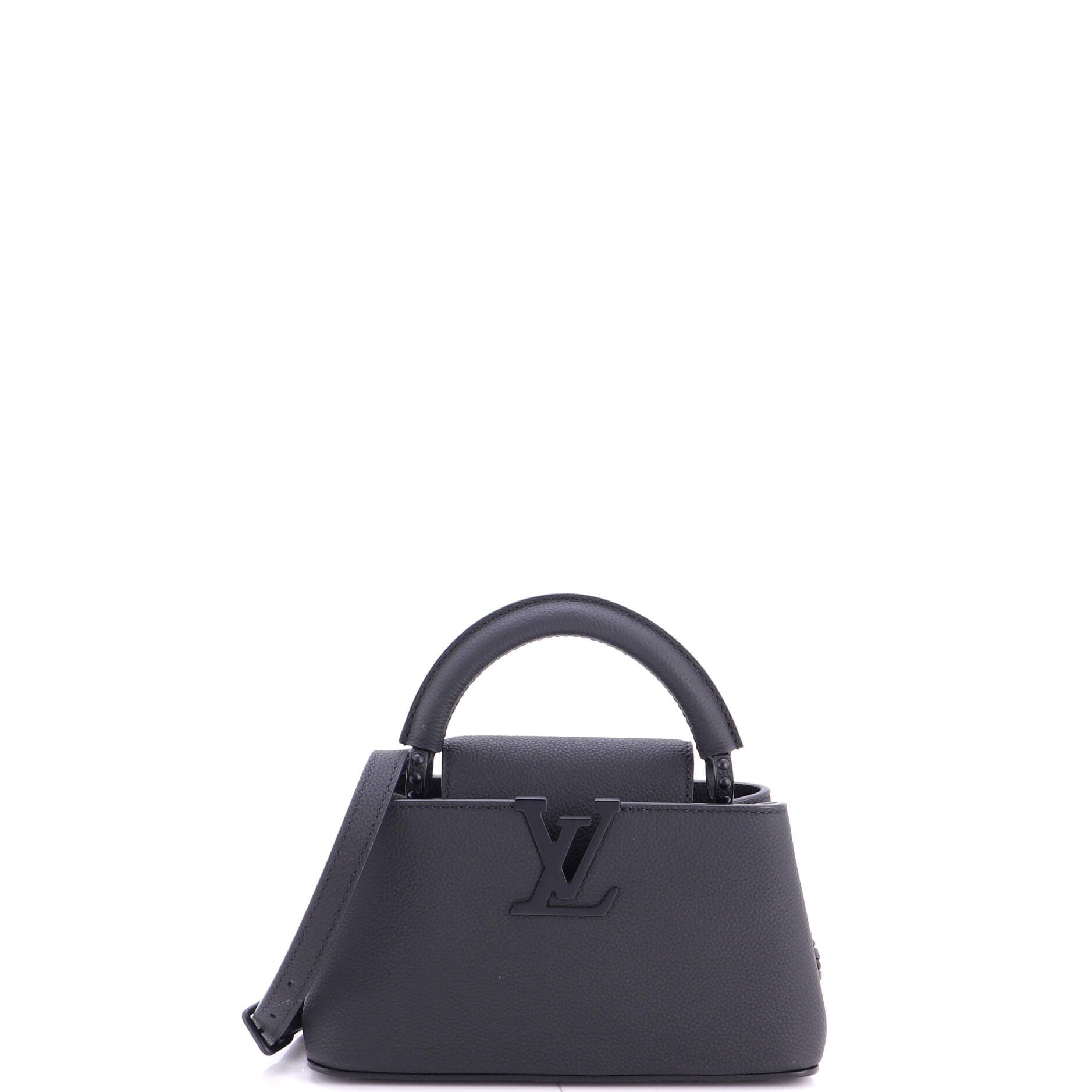 Capucines East West Bag Leather Mini