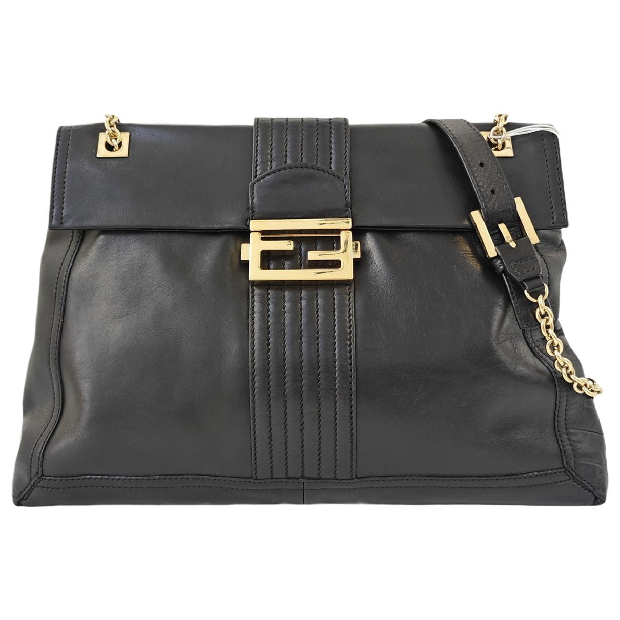Baguette leather handbag