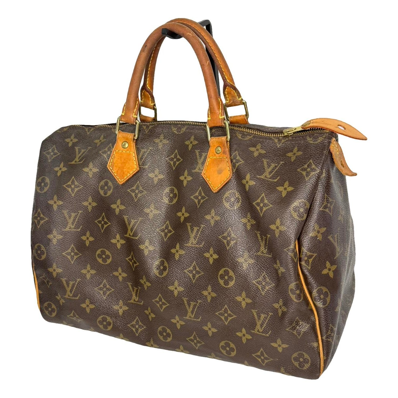 Speedy leather handbag