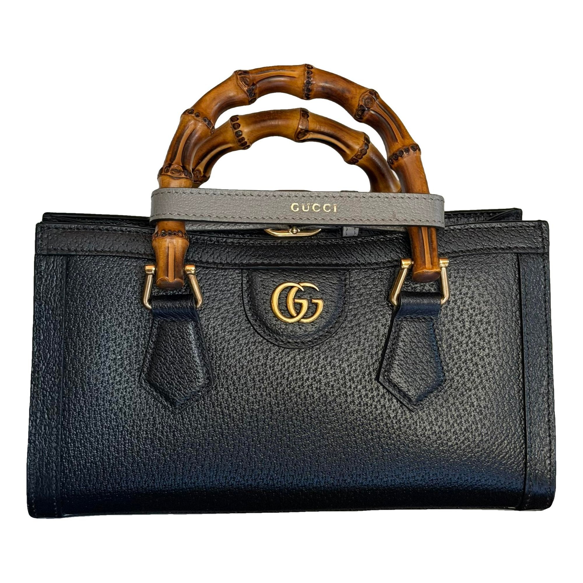 Diana Bamboo leather tote