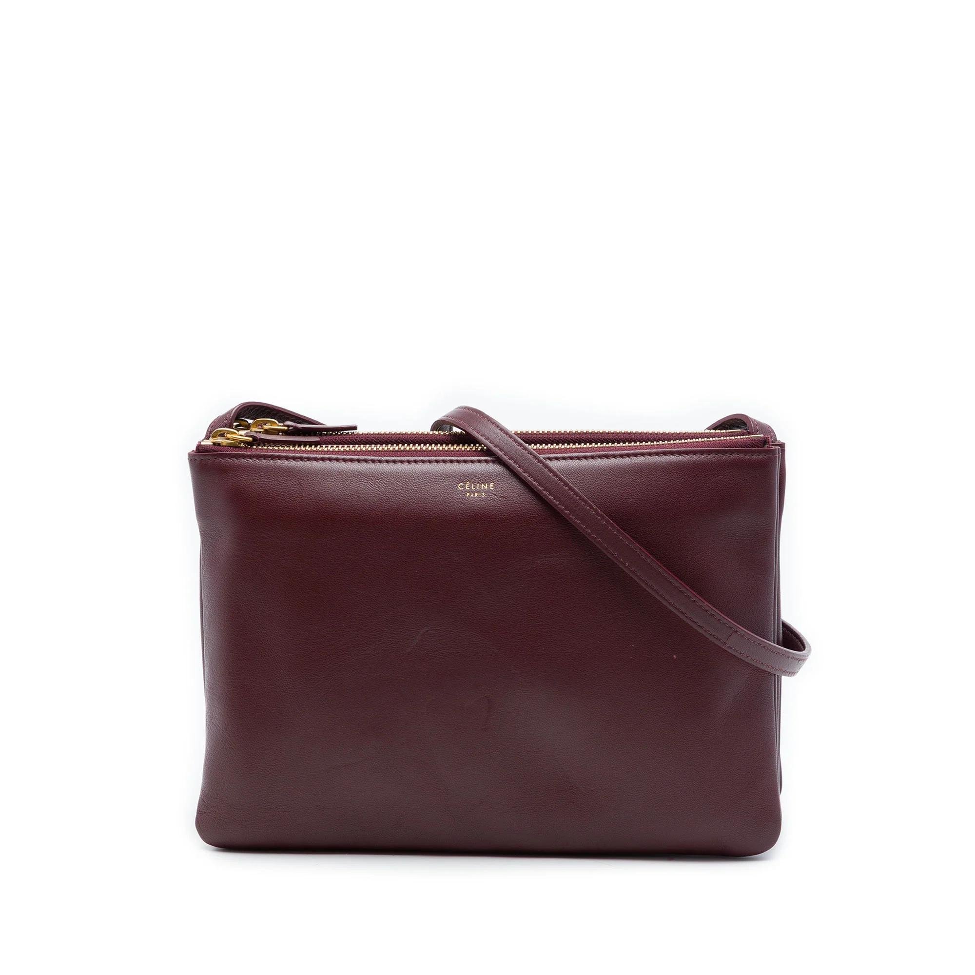 Trio pony-style calfskin handbag