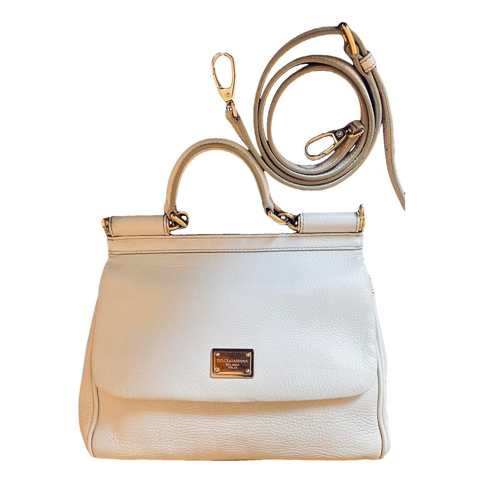 Dolce & Gabbana Sicily leather handbag