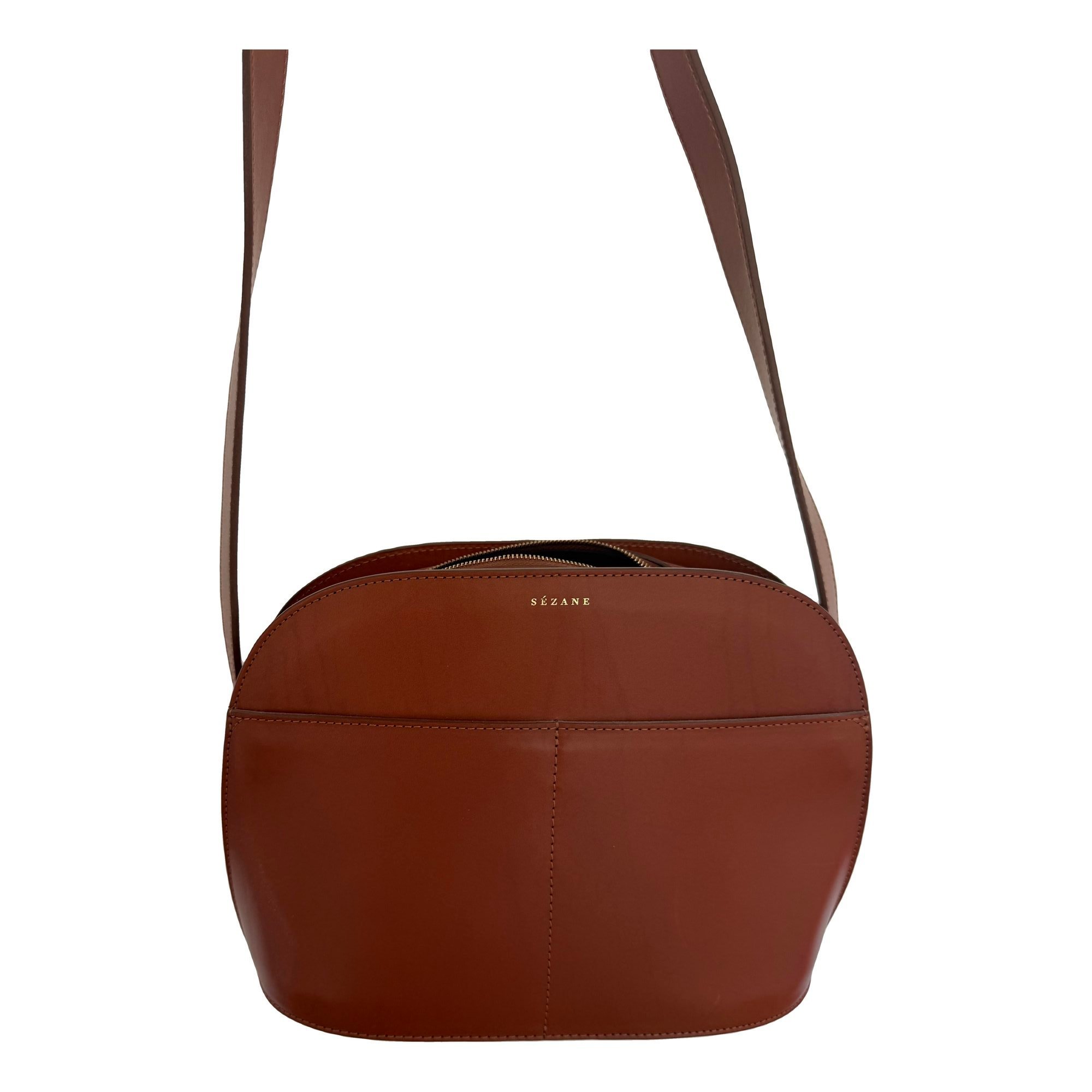 Leather crossbody bag