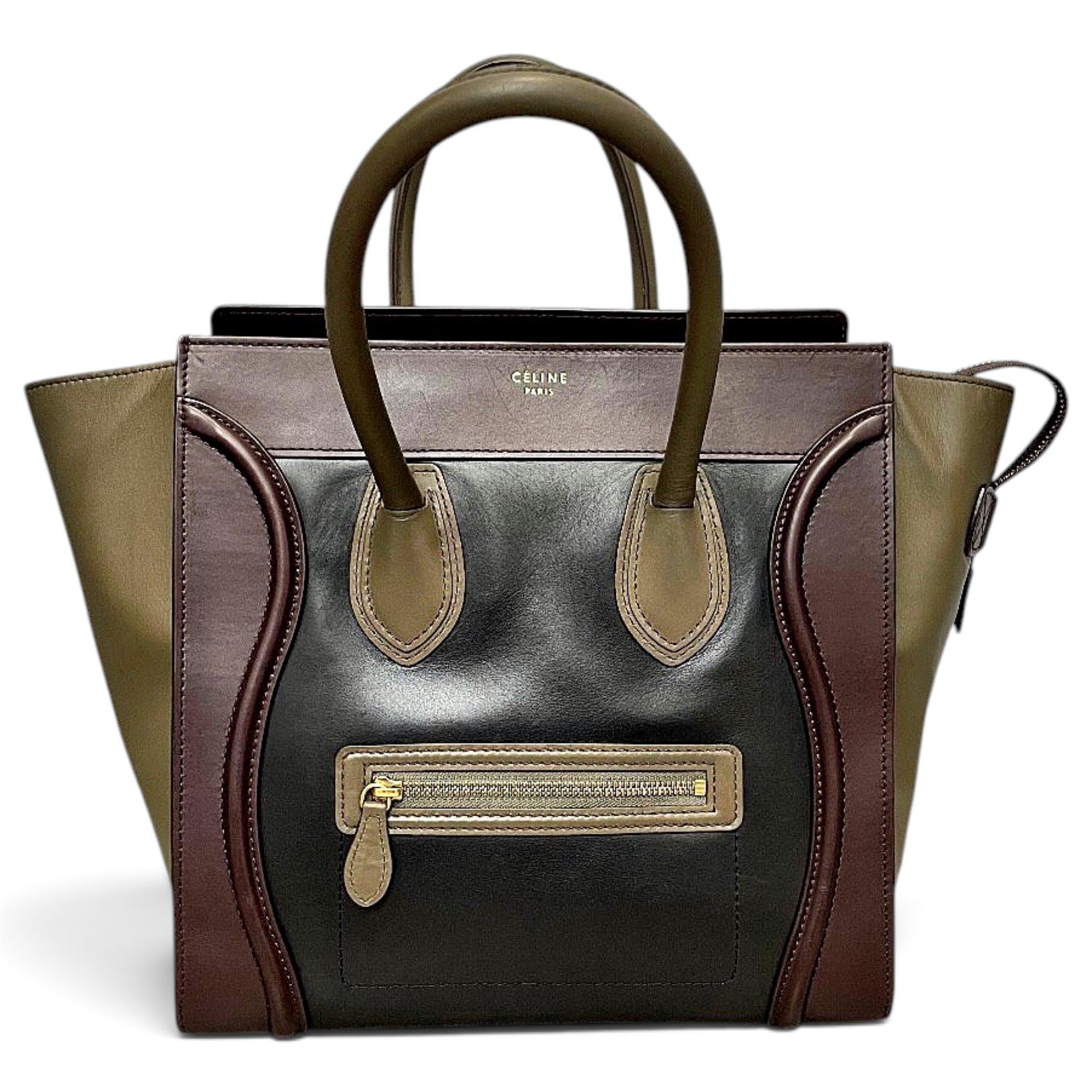 Luggage leather handbag