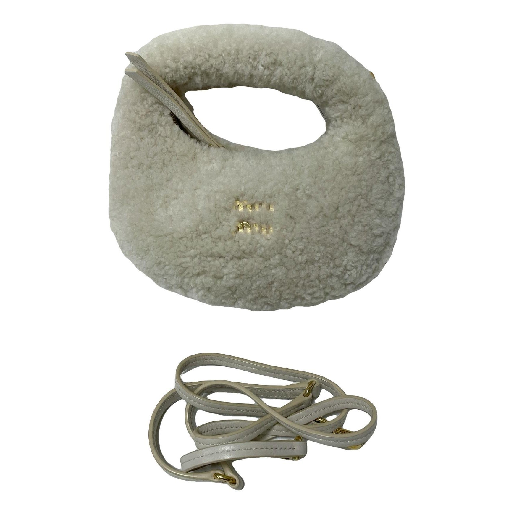 Miu Wander wool handbag