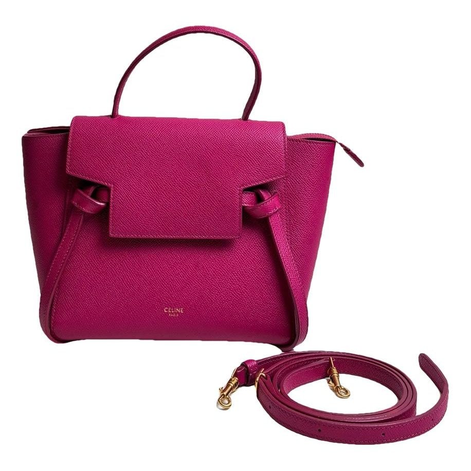 Belt leather handbag