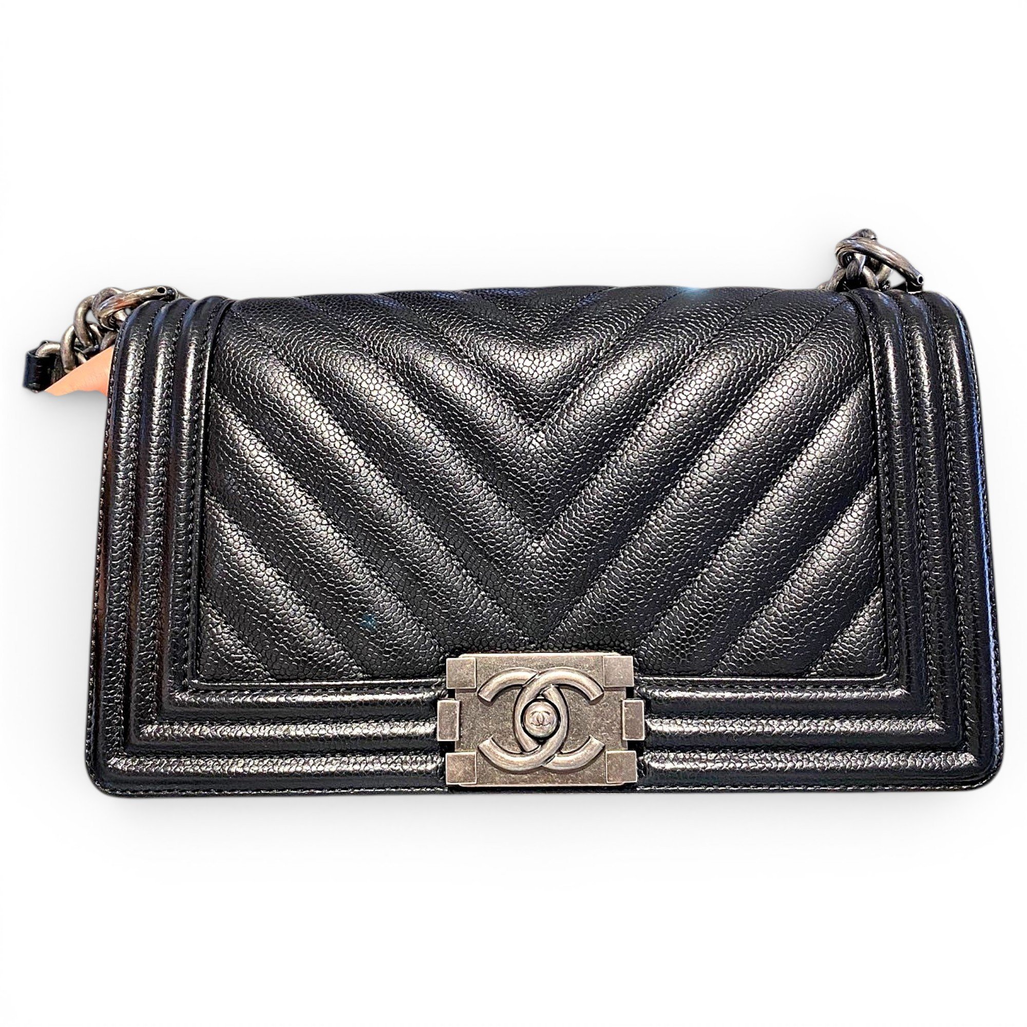 Boy leather crossbody bag
