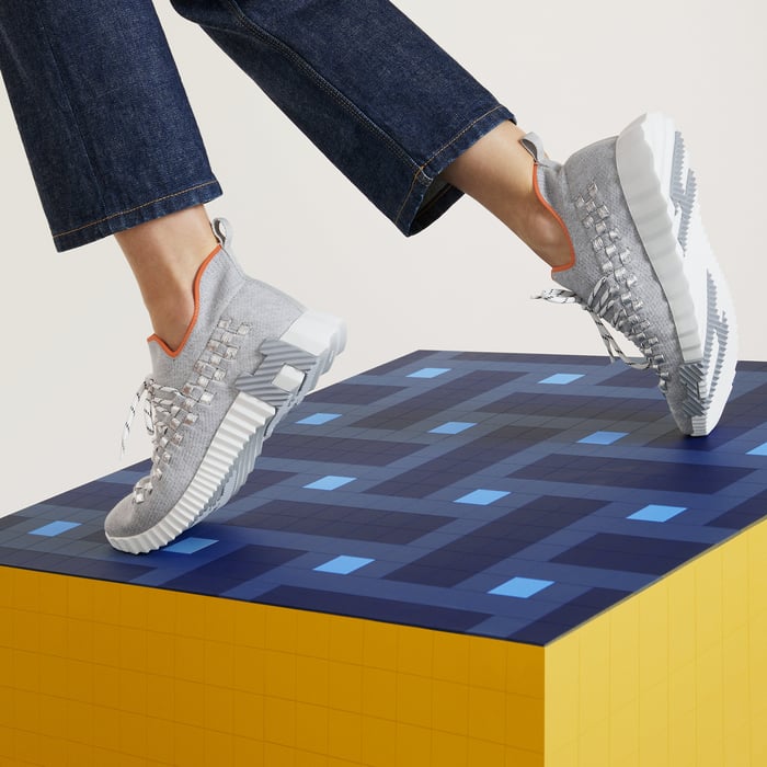 Gris Silex Flex Slip-on Sneaker