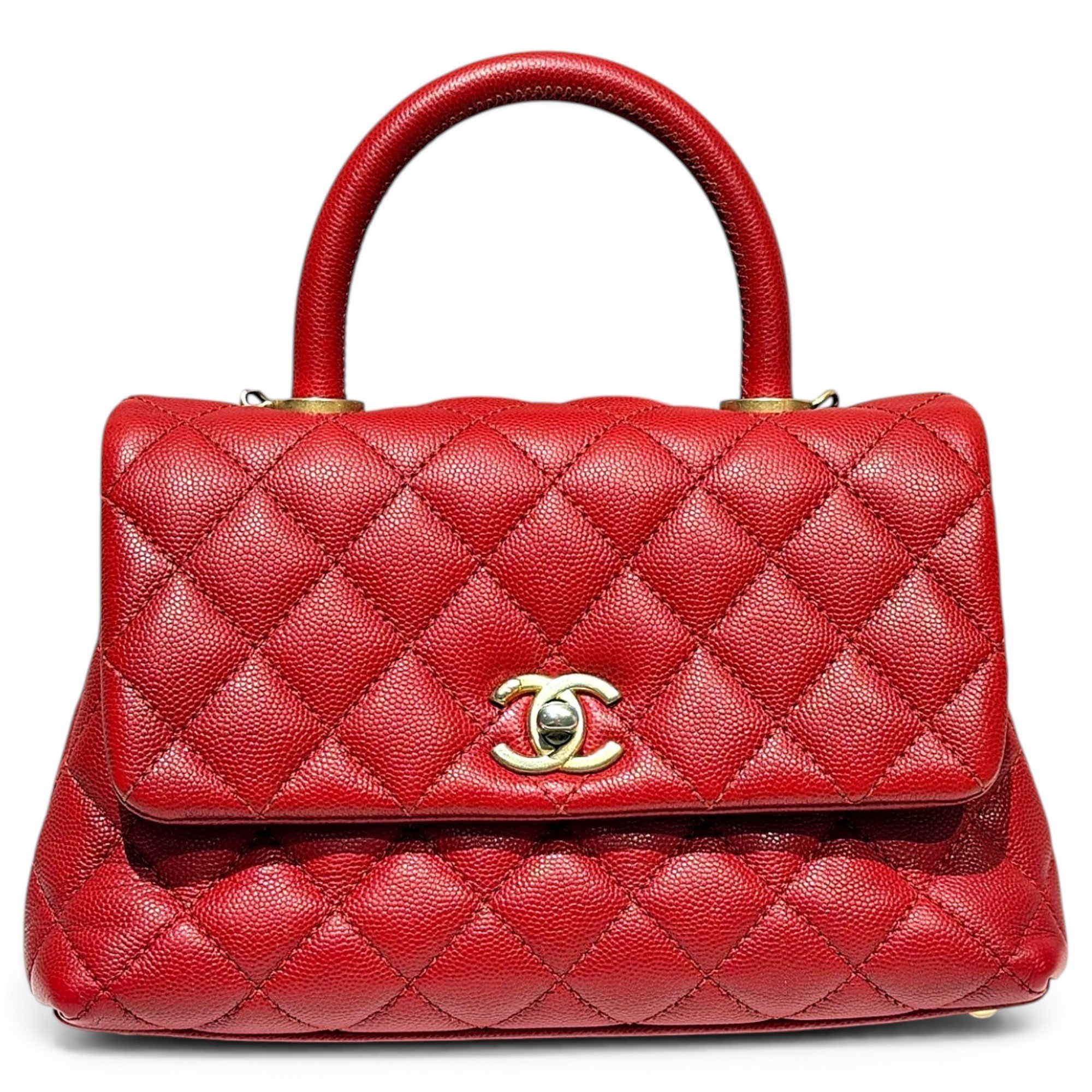 Coco Handle leather handbag