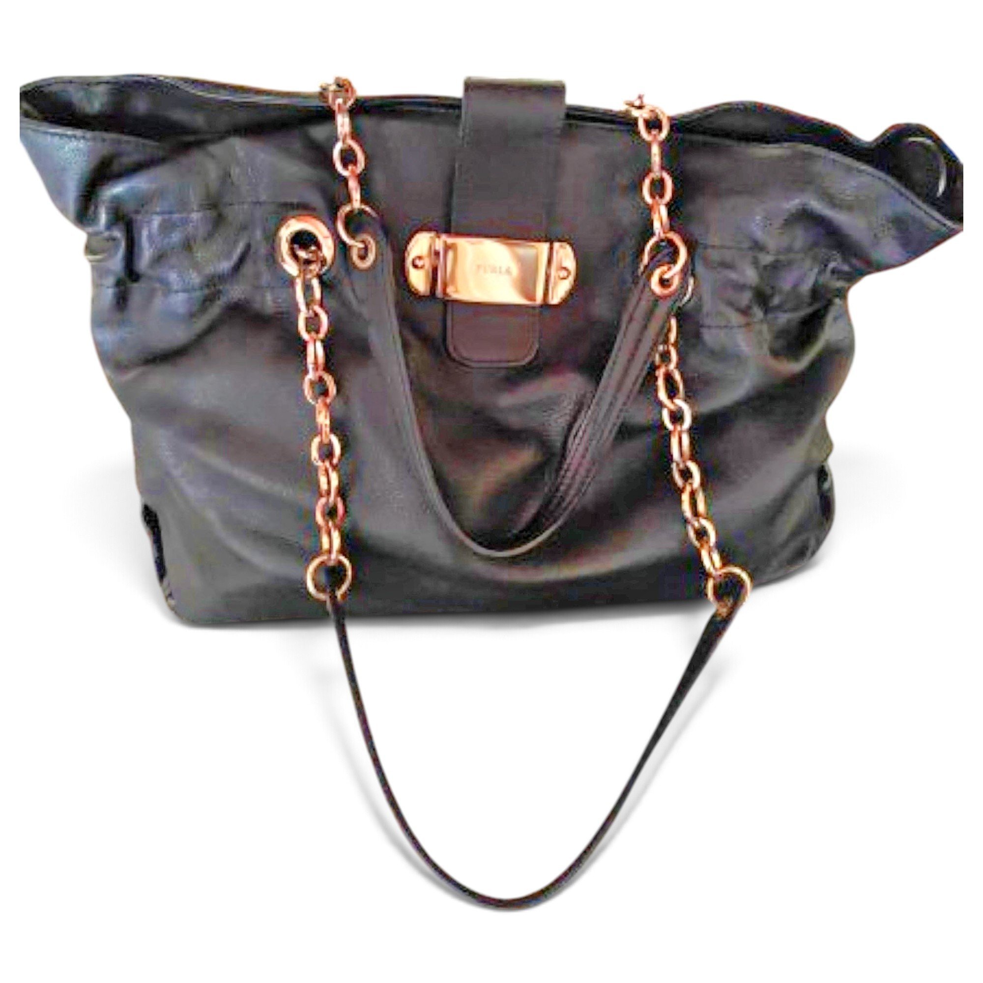 Leather handbag