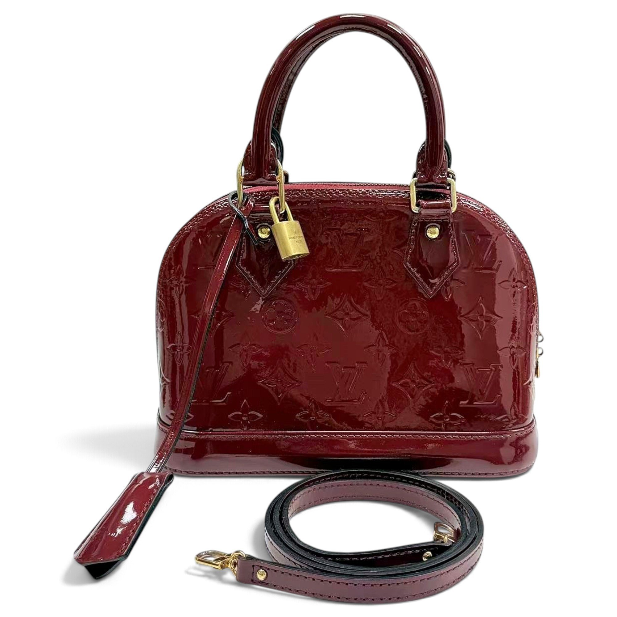 Alma BB patent leather handbag
