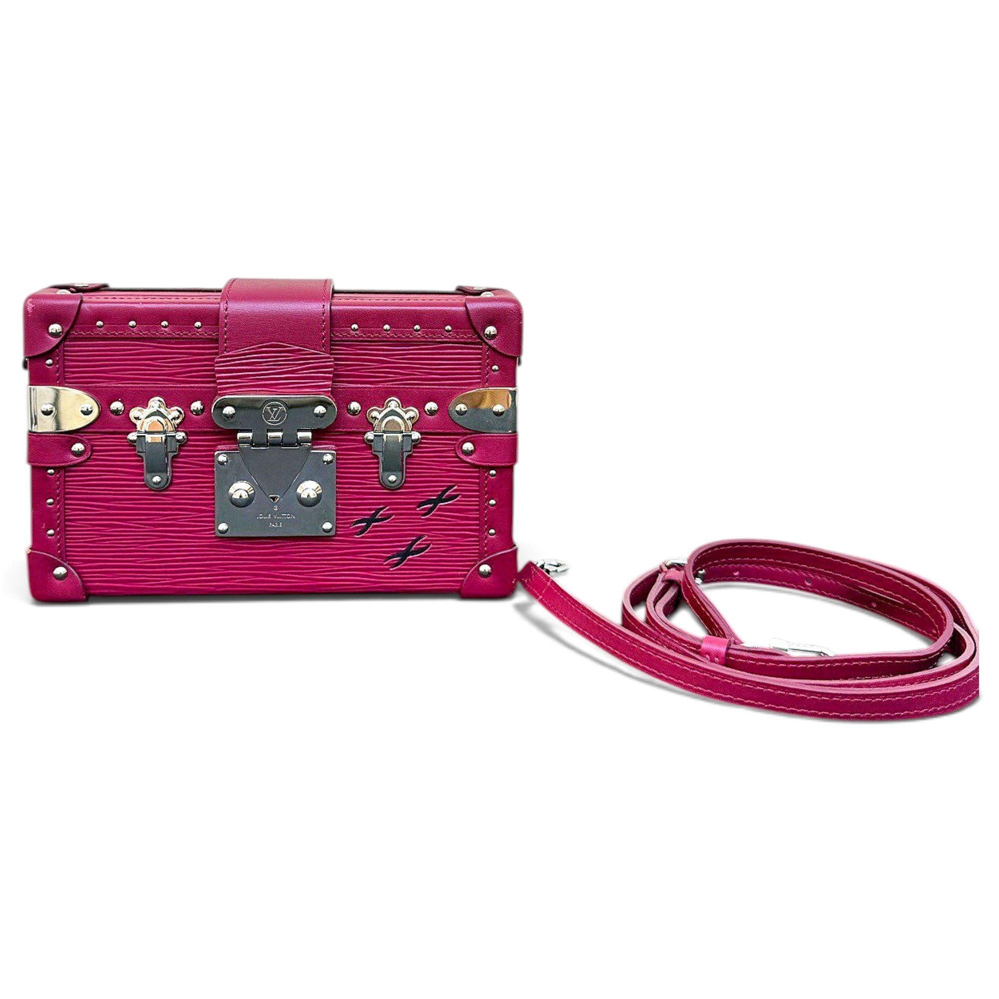 Petite Malle leather handbag