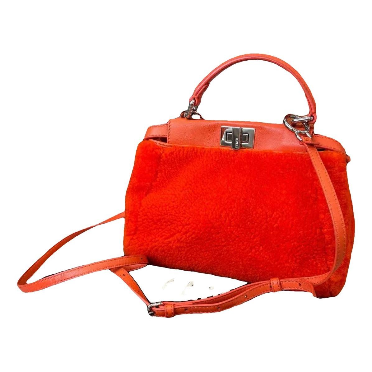 Fendi Peekaboo faux fur handbag