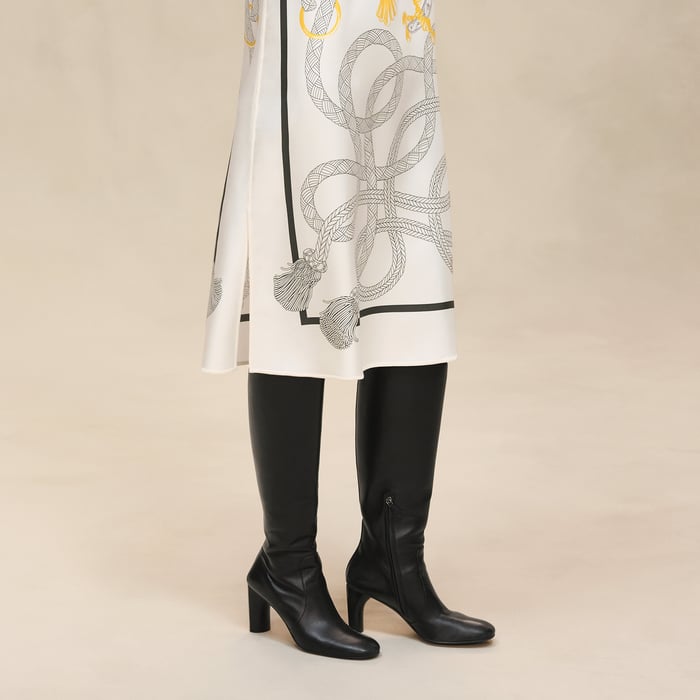Blanc Nacre "Palefroi Remix" Twillaine Long Dress
