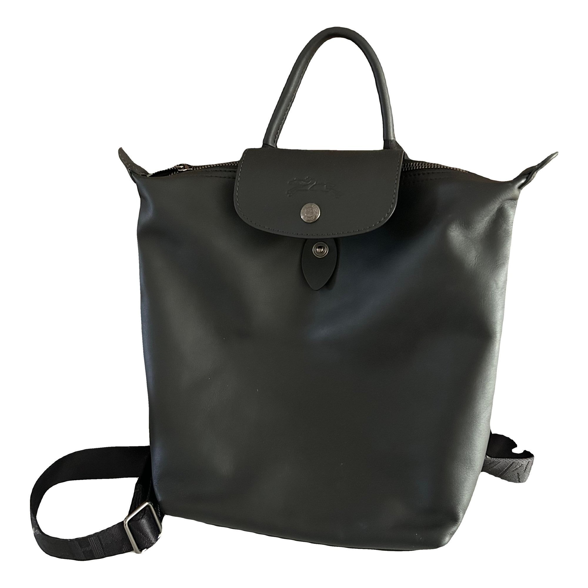 Leather backpack