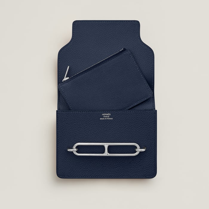 Bleu Abysse Roulis Slim Wallet