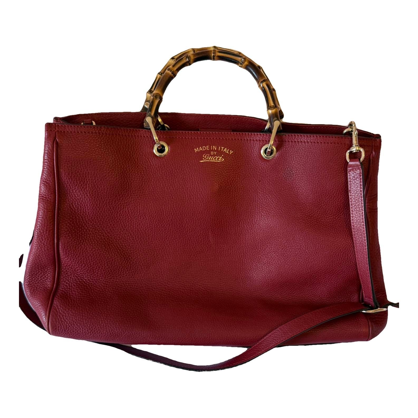 Bamboo leather tote