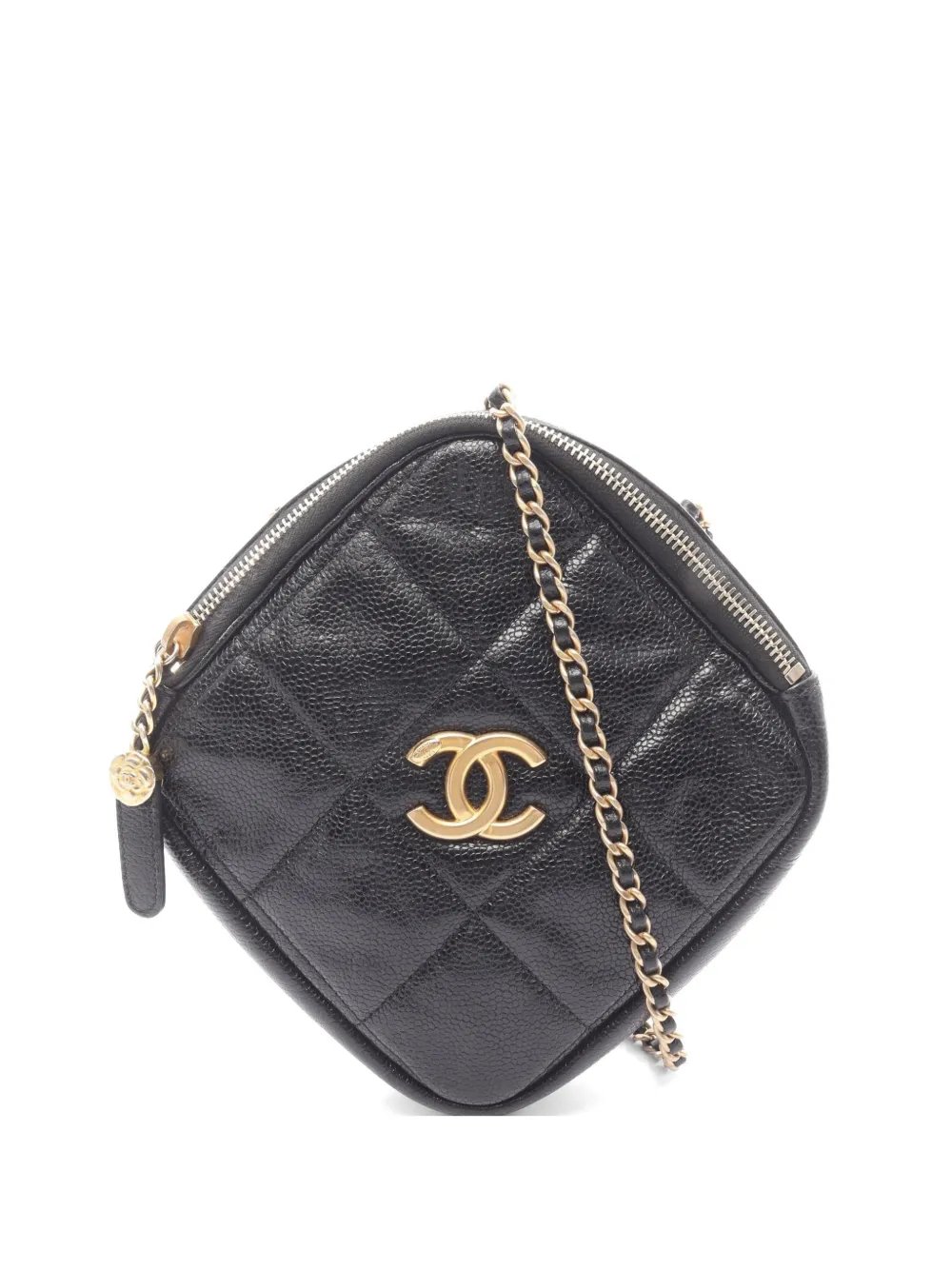 Chanel 2020-2021 Caviar-leather crossbody bag