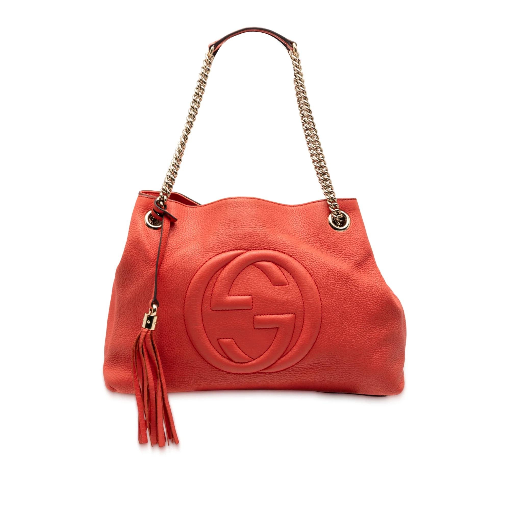 Soho Chain pony-style calfskin tote
