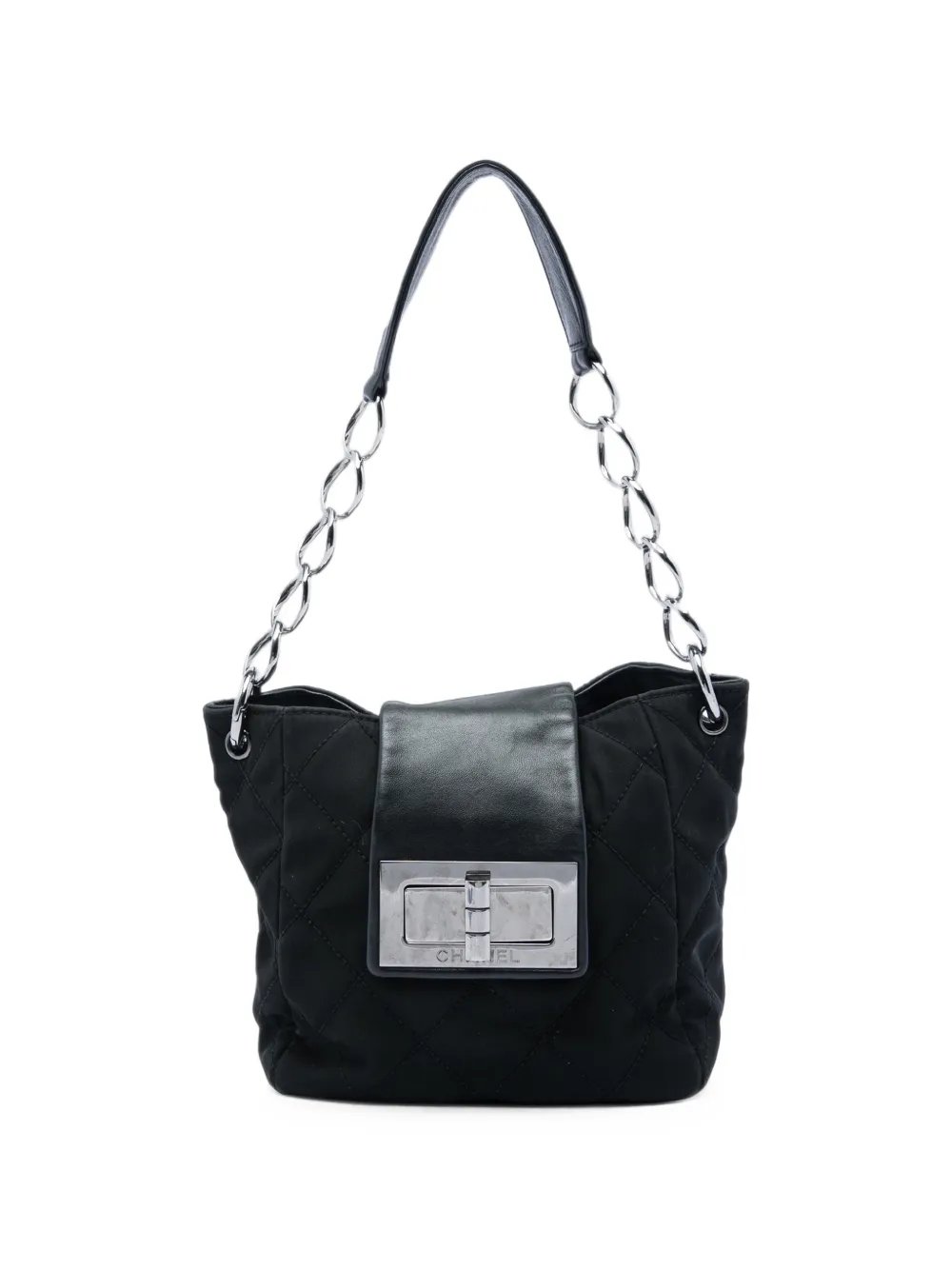 2004-2005 Quilted Nylon Giant Mademoiselle Turnlock shoulder bag