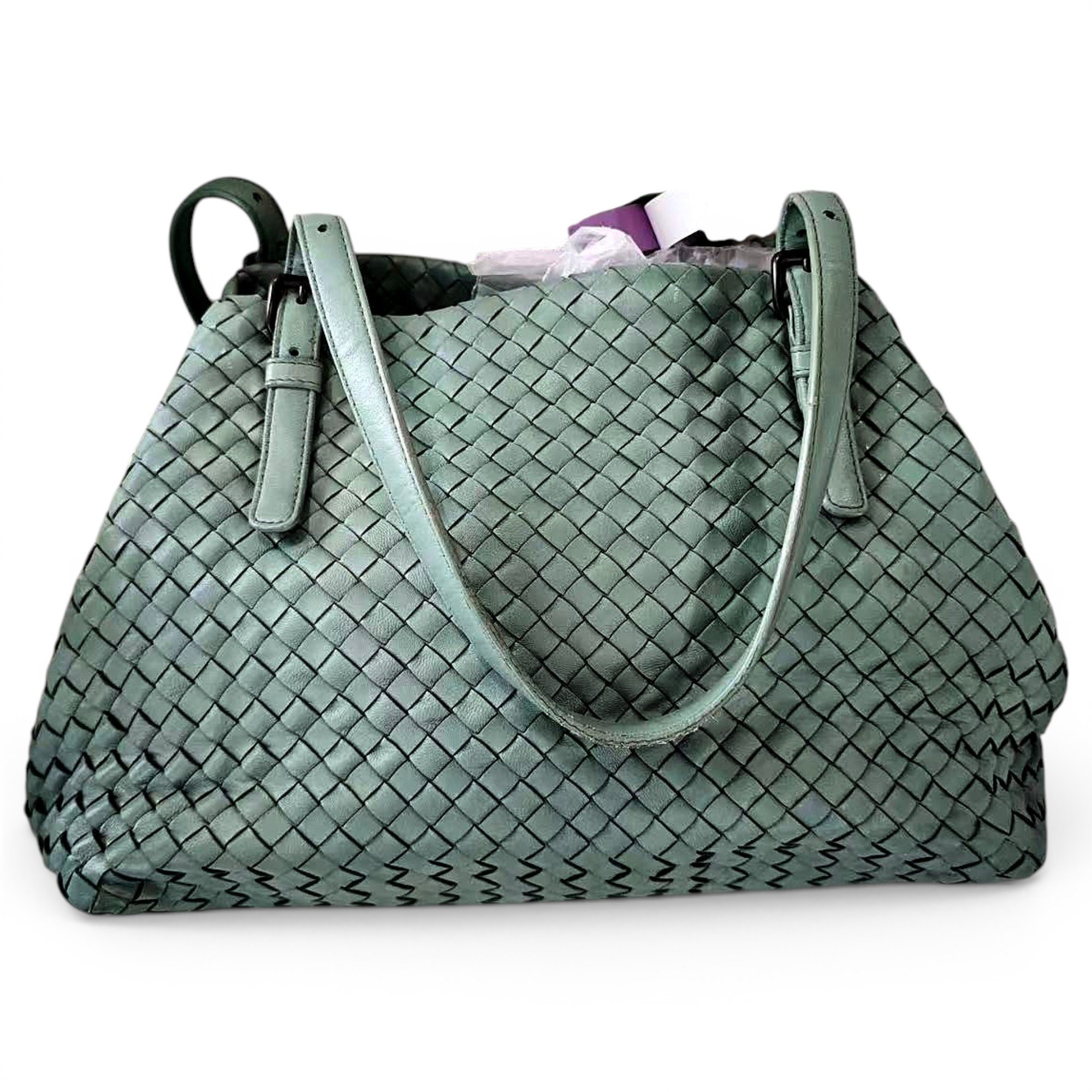 Fourre-Tout leather handbag