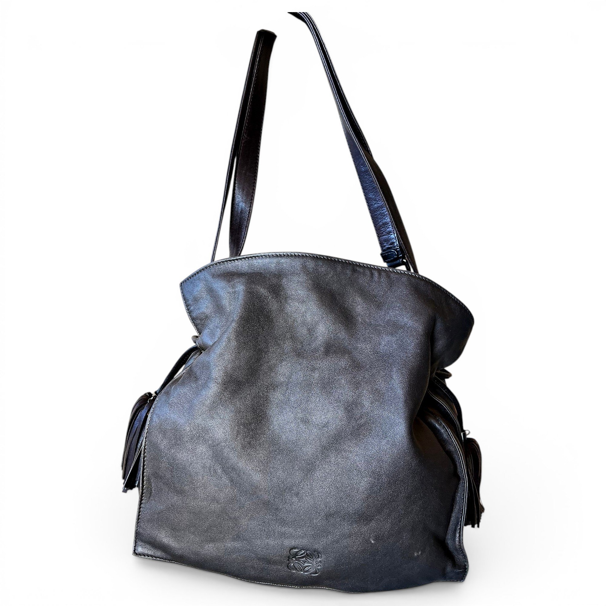 Flamenco leather handbag