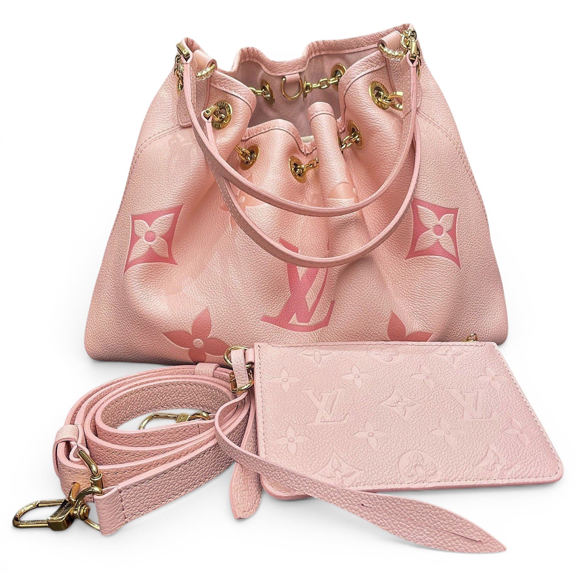 Shopping leather handbag