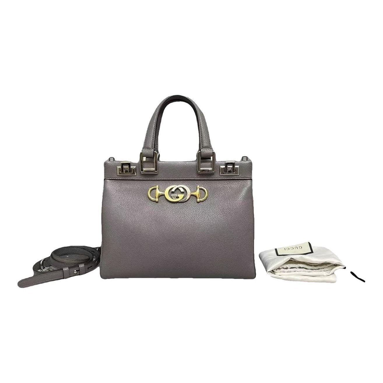 Zumi leather handbag