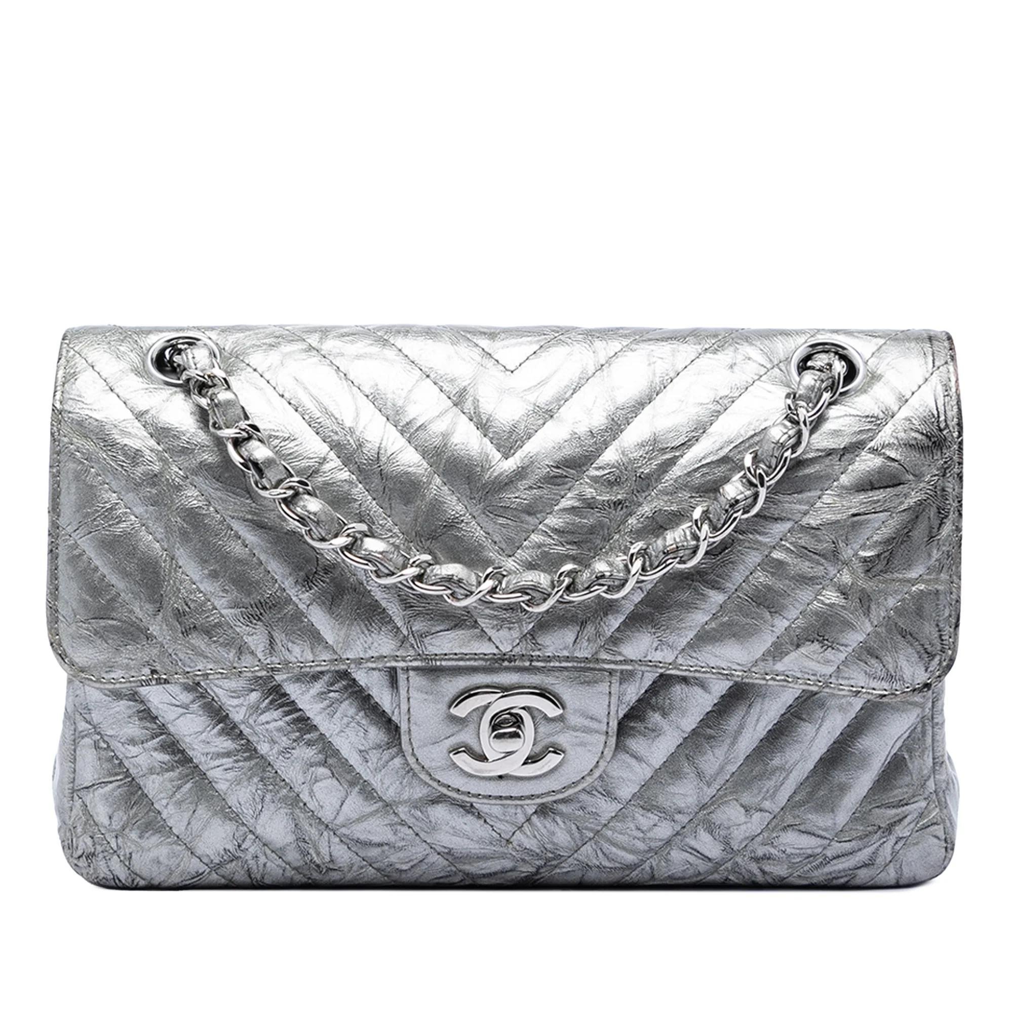 Wallet On Chain Boy Half Flap leather handbag