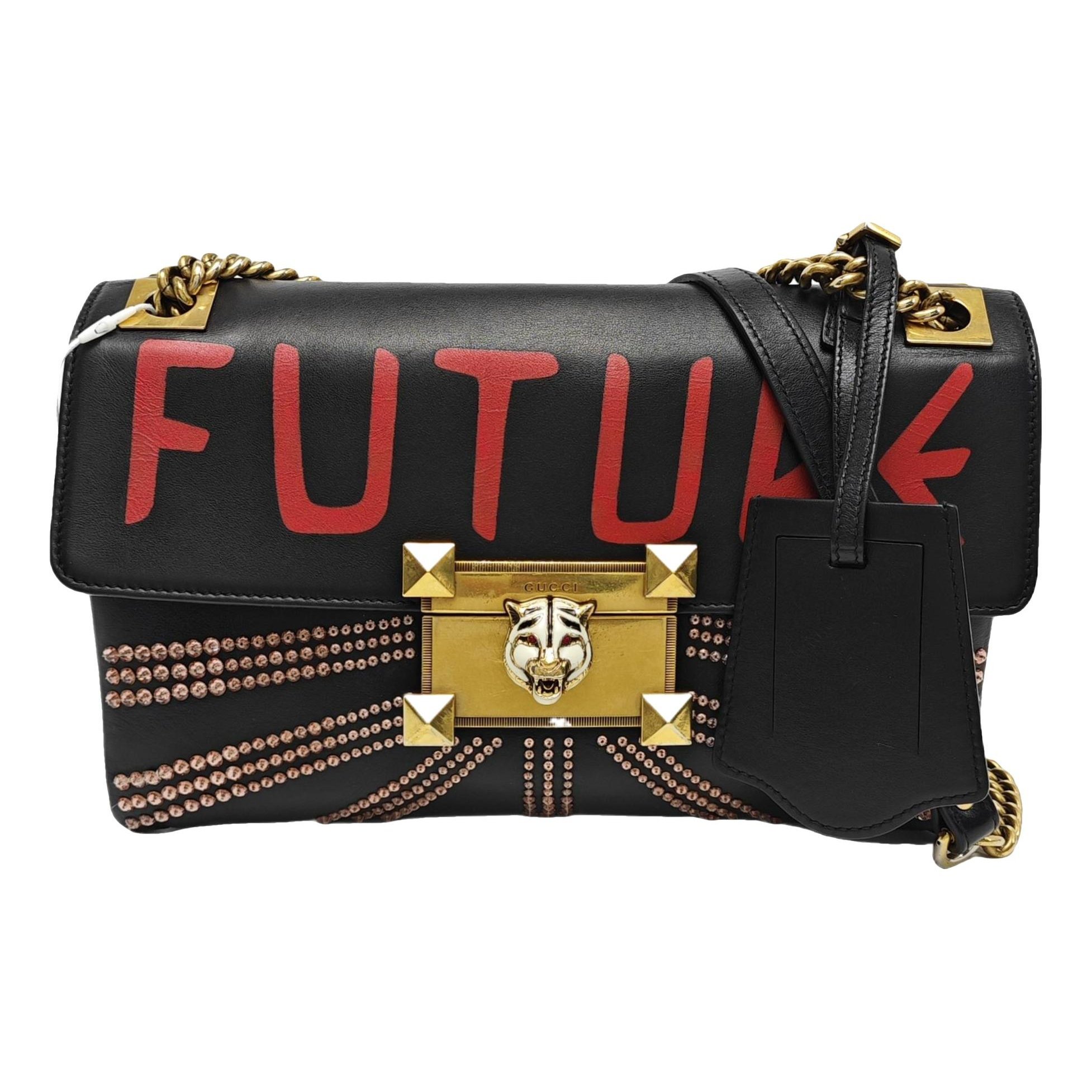 Cat Lock leather handbag