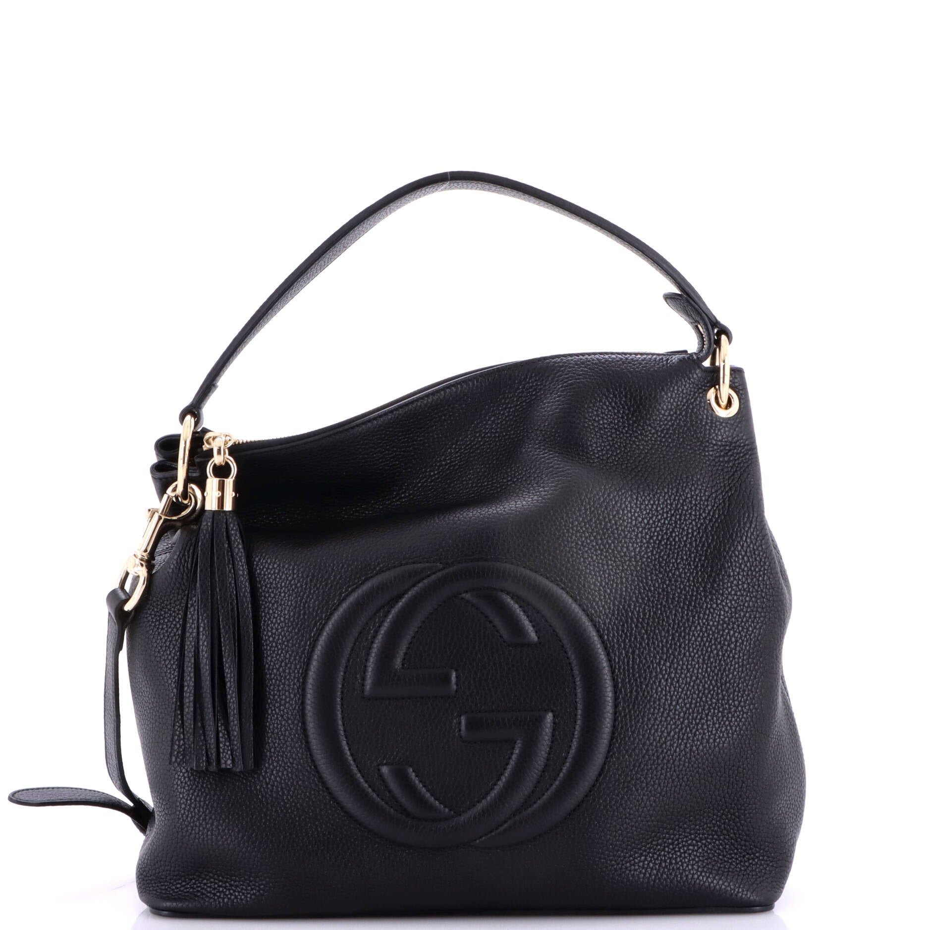 Soho Convertible Hobo Leather Large