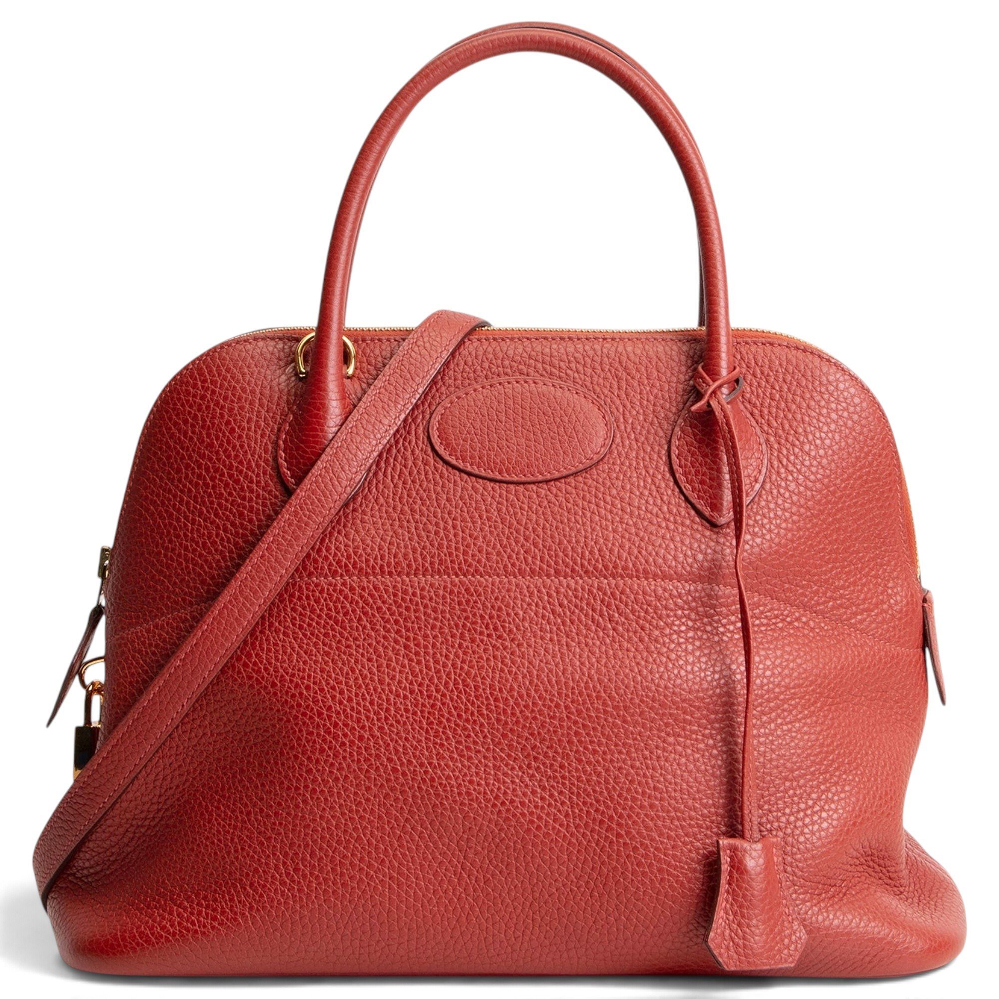 Hermes Bolide 31 Handbag Terre Battue Clemence Leather 2019