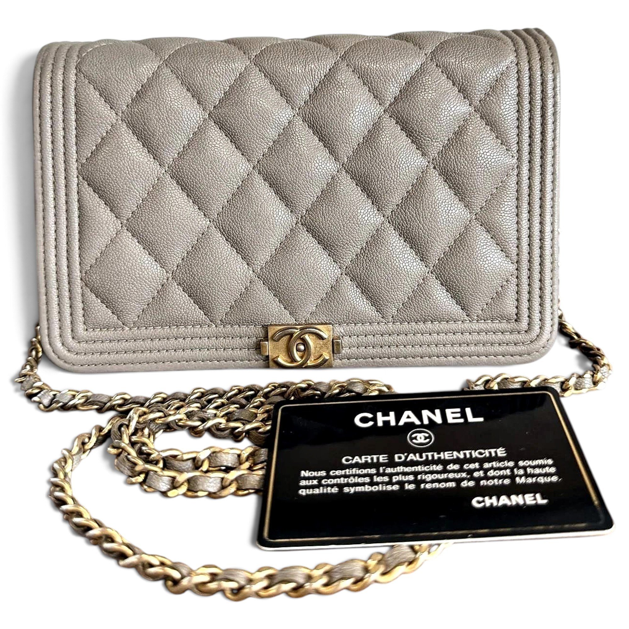 Boy leather crossbody bag