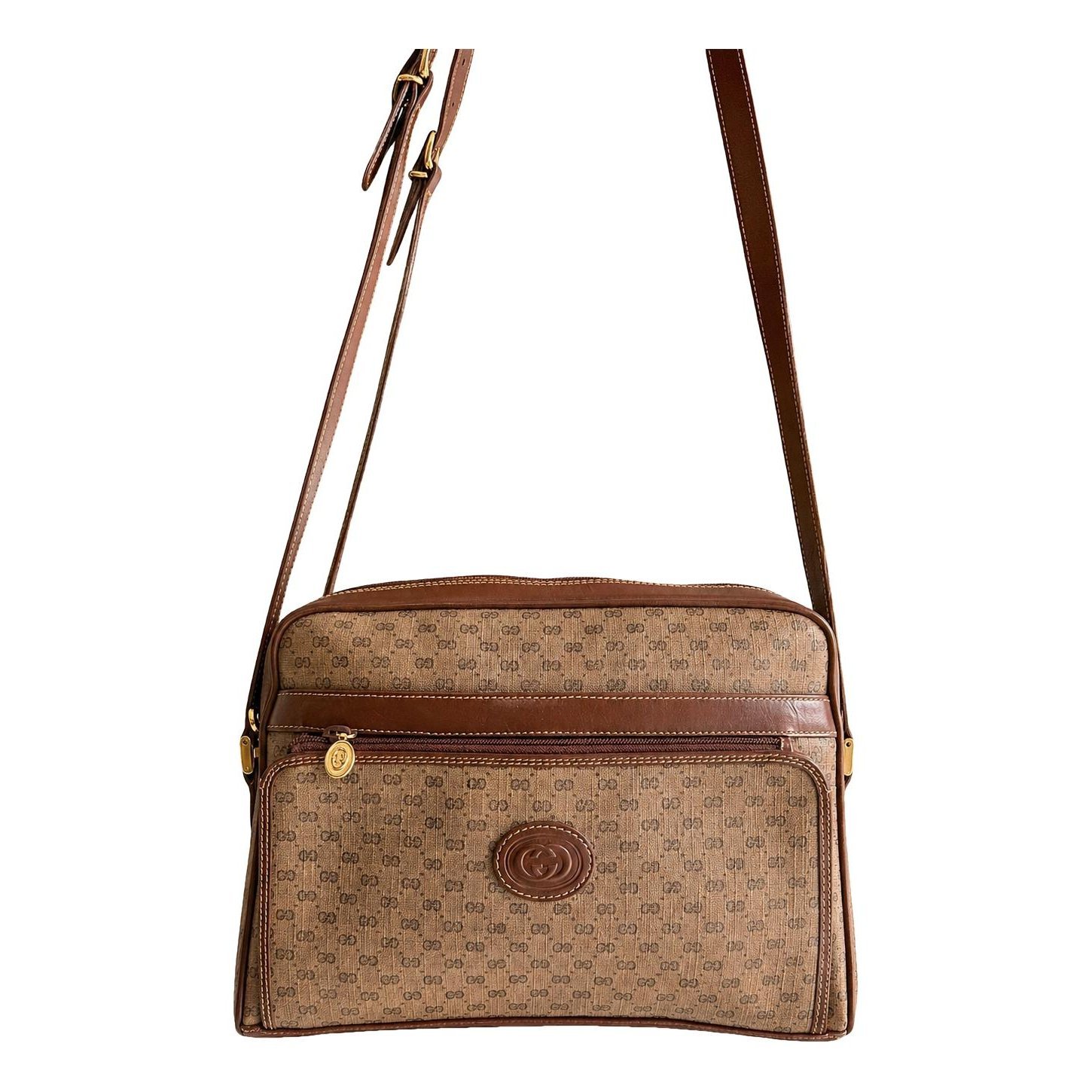 Ophidia GG Supreme leather handbag