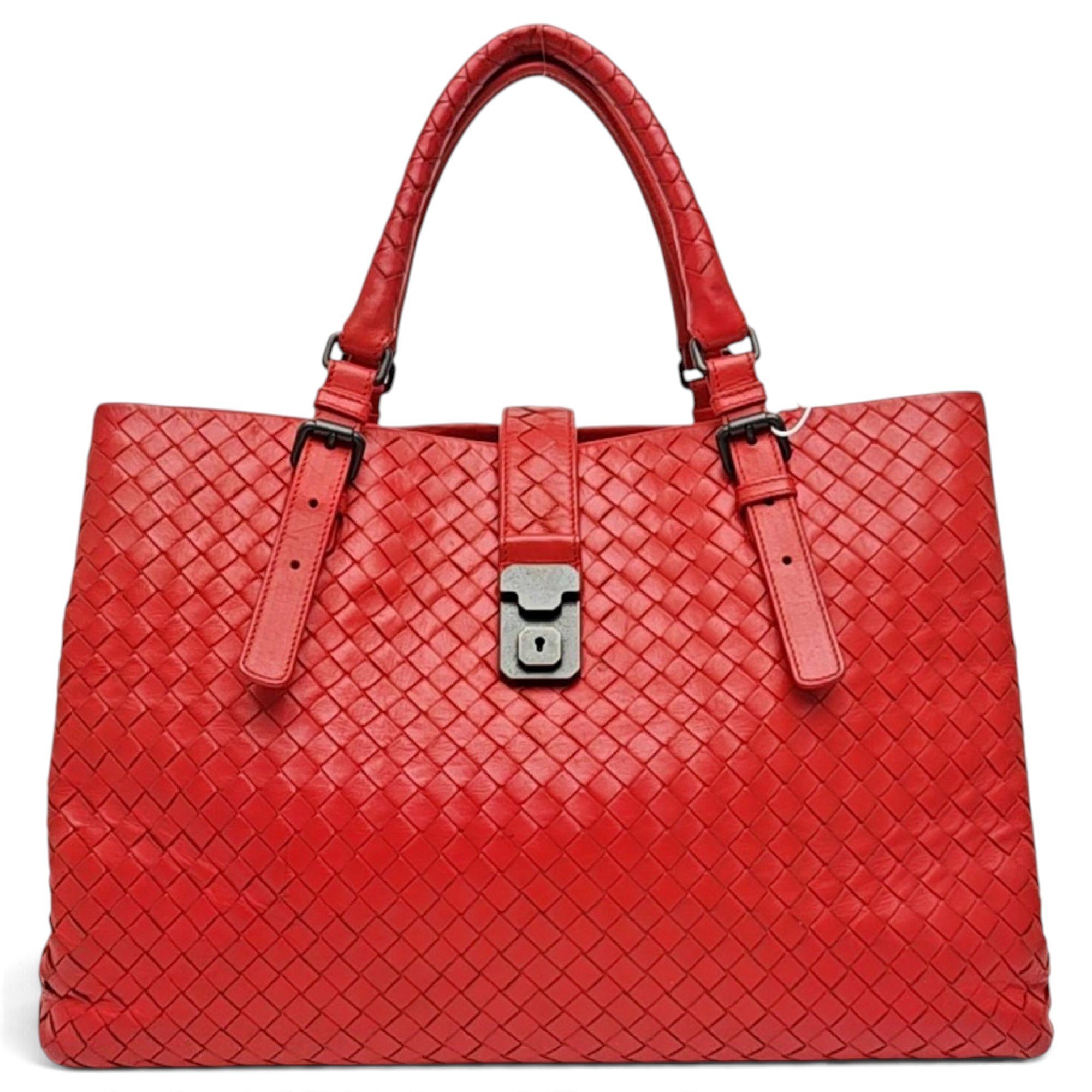 Roma leather tote
