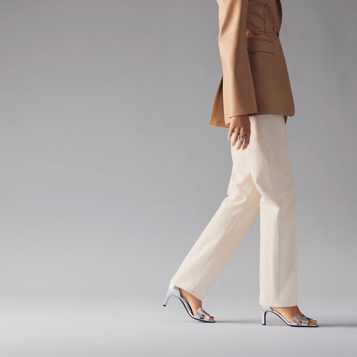 Gris Argenté Joy 70 Sandal