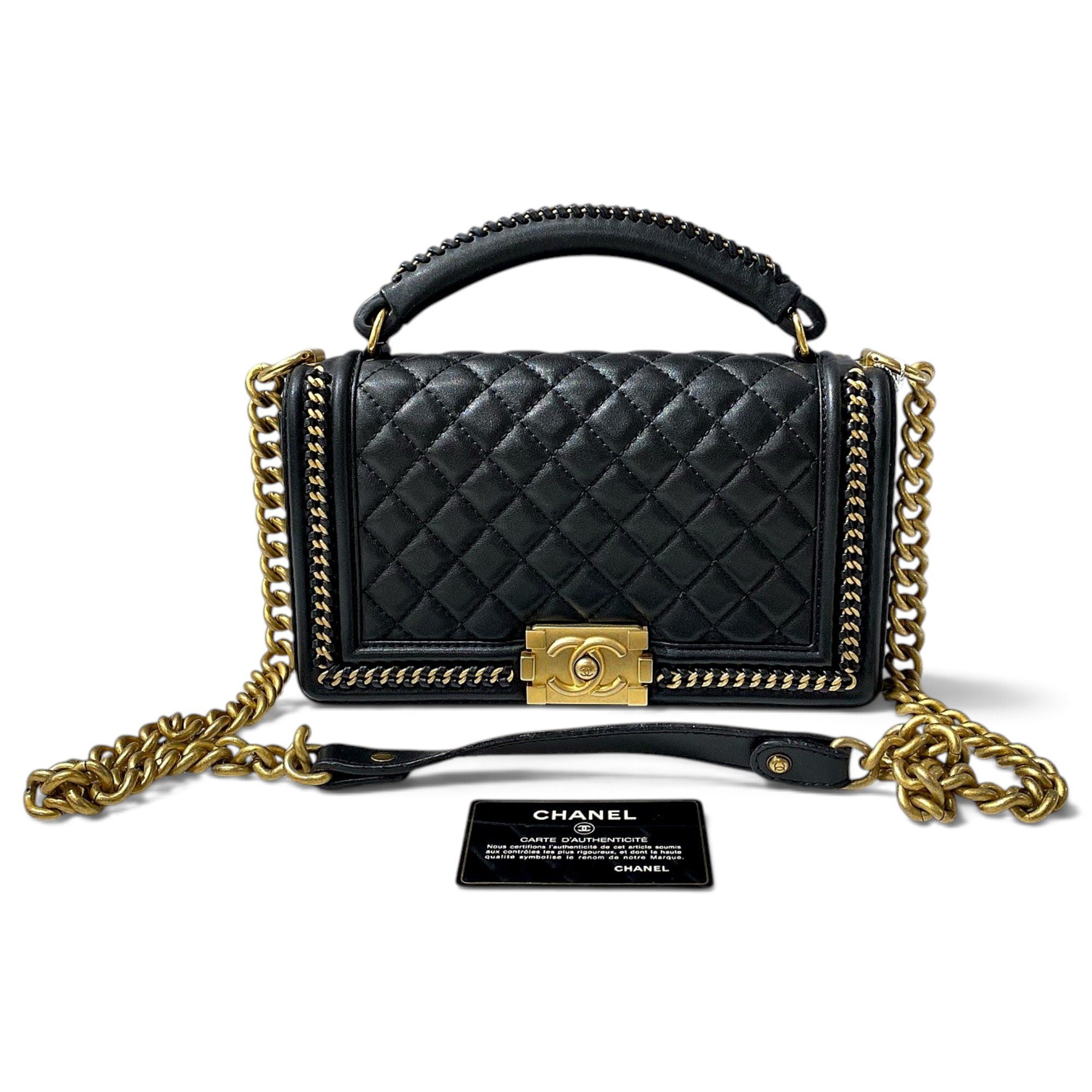 Leather handbag