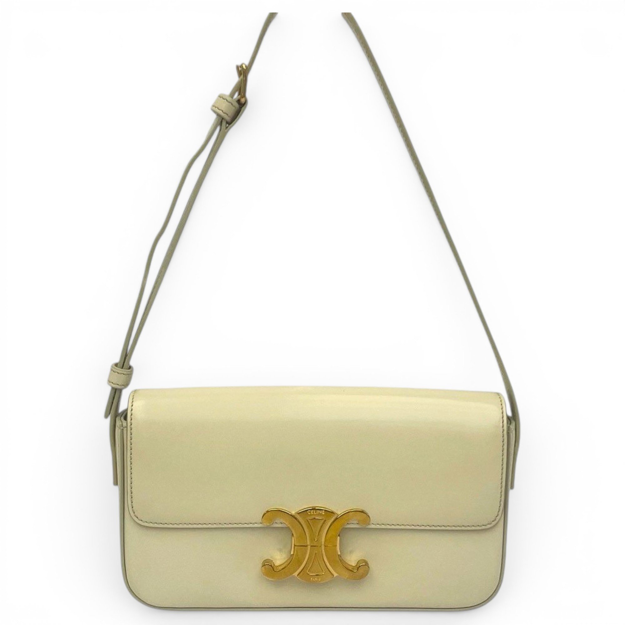 Triomphe leather handbag