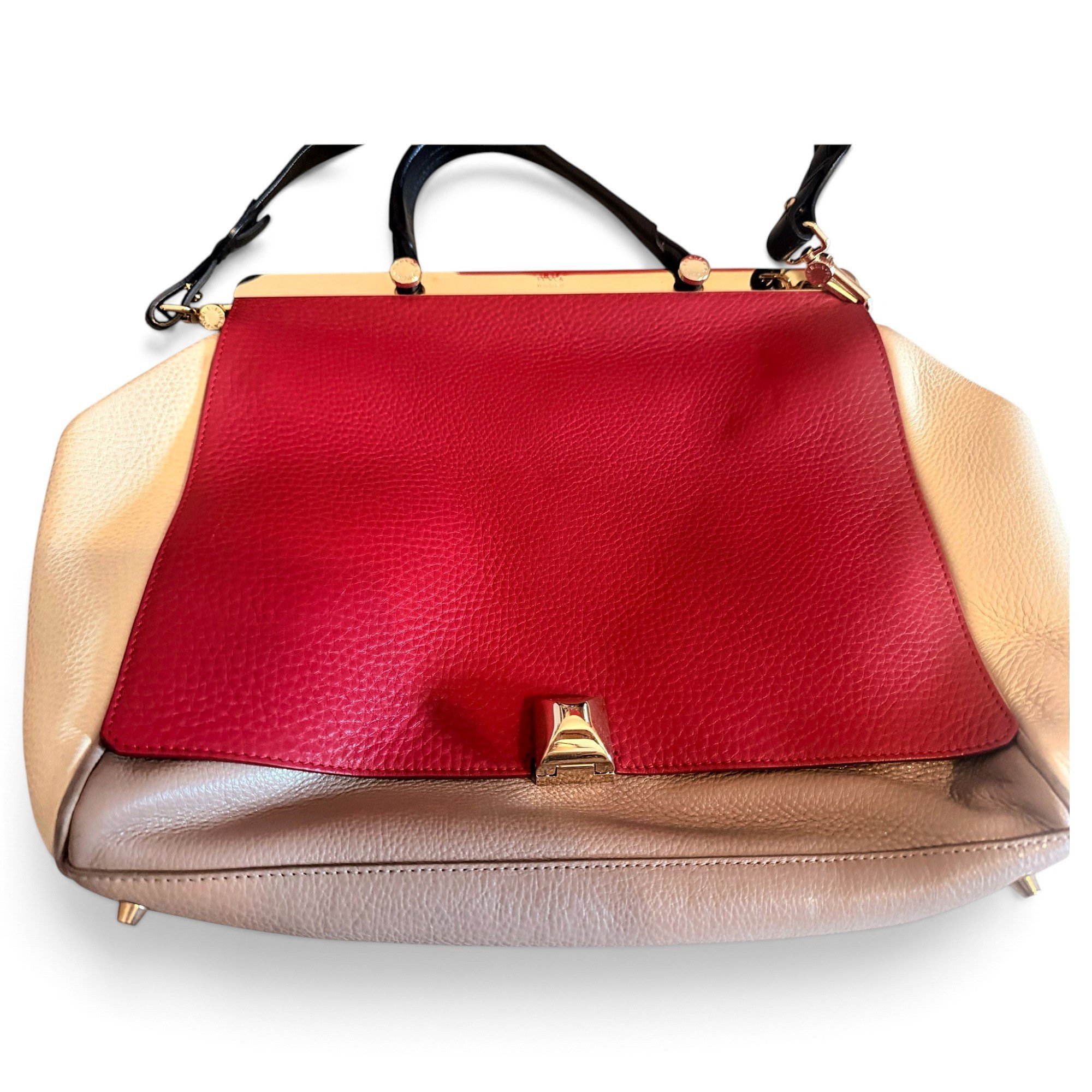 Leather handbag