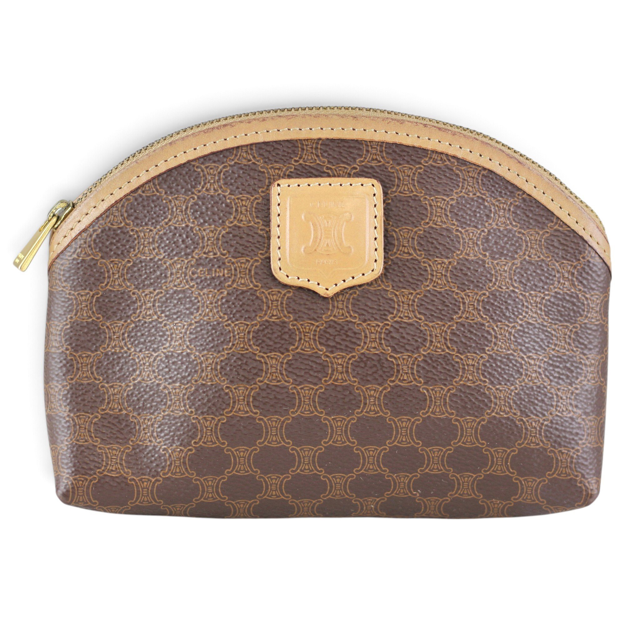 Leather vanity case