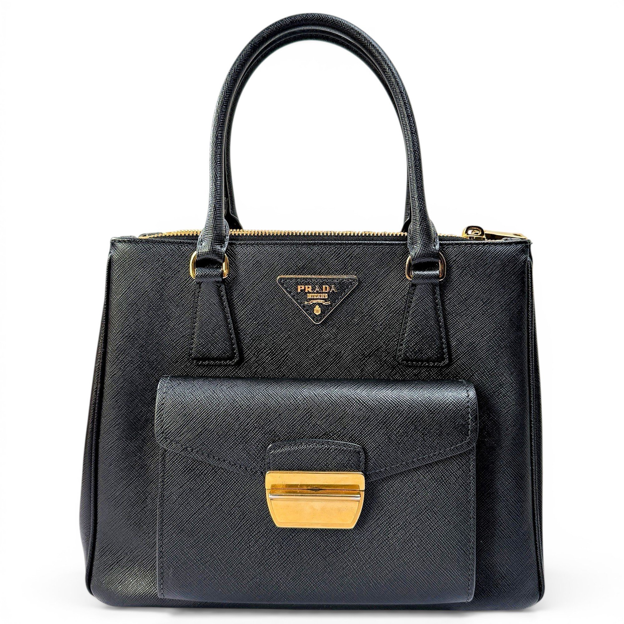 Leather handbag
