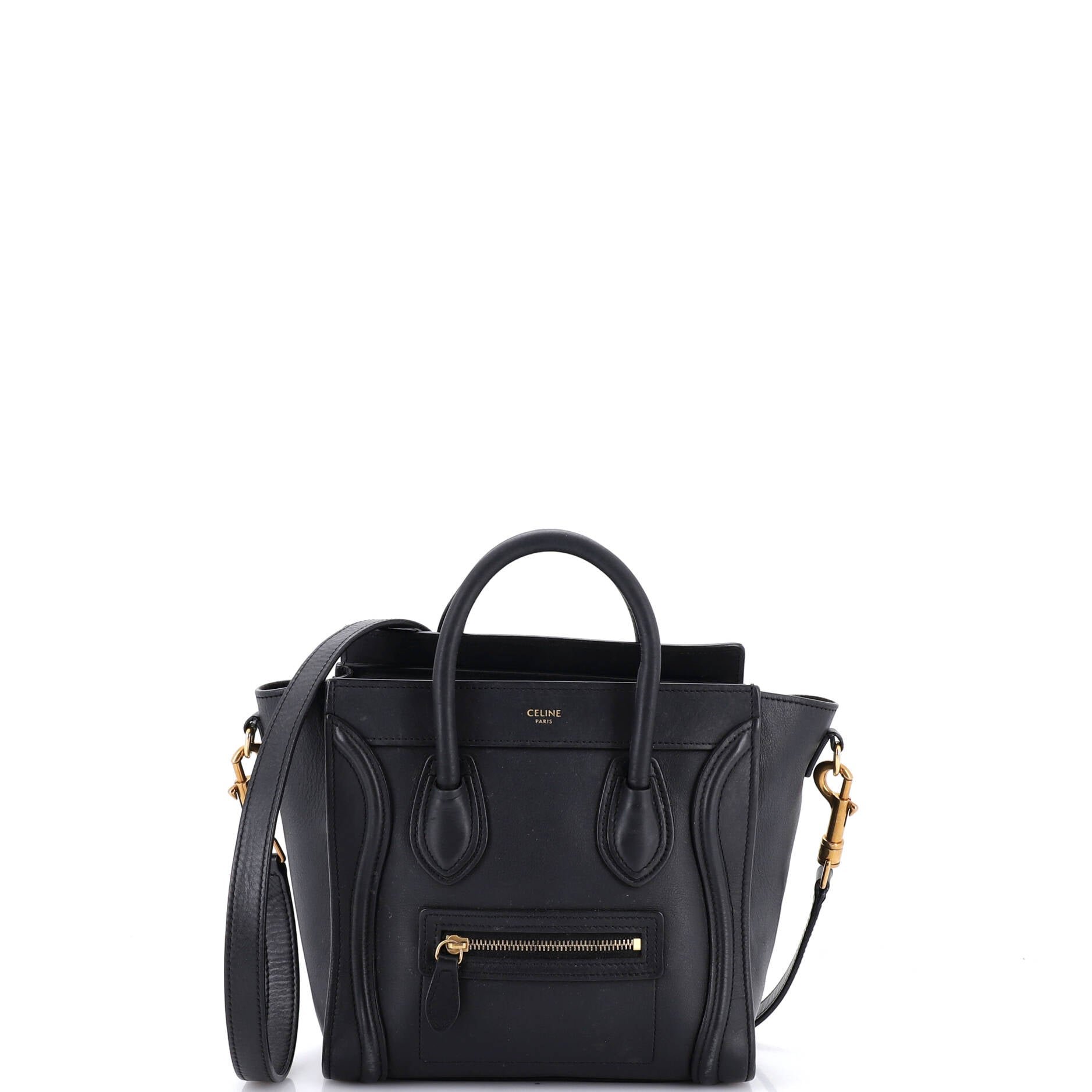 Luggage Bag Smooth Leather Nano