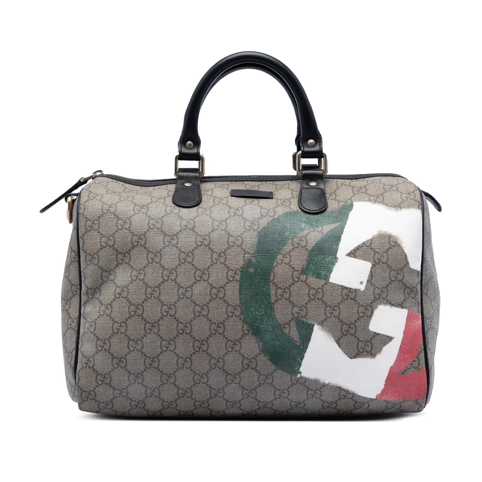 Boston leather bag